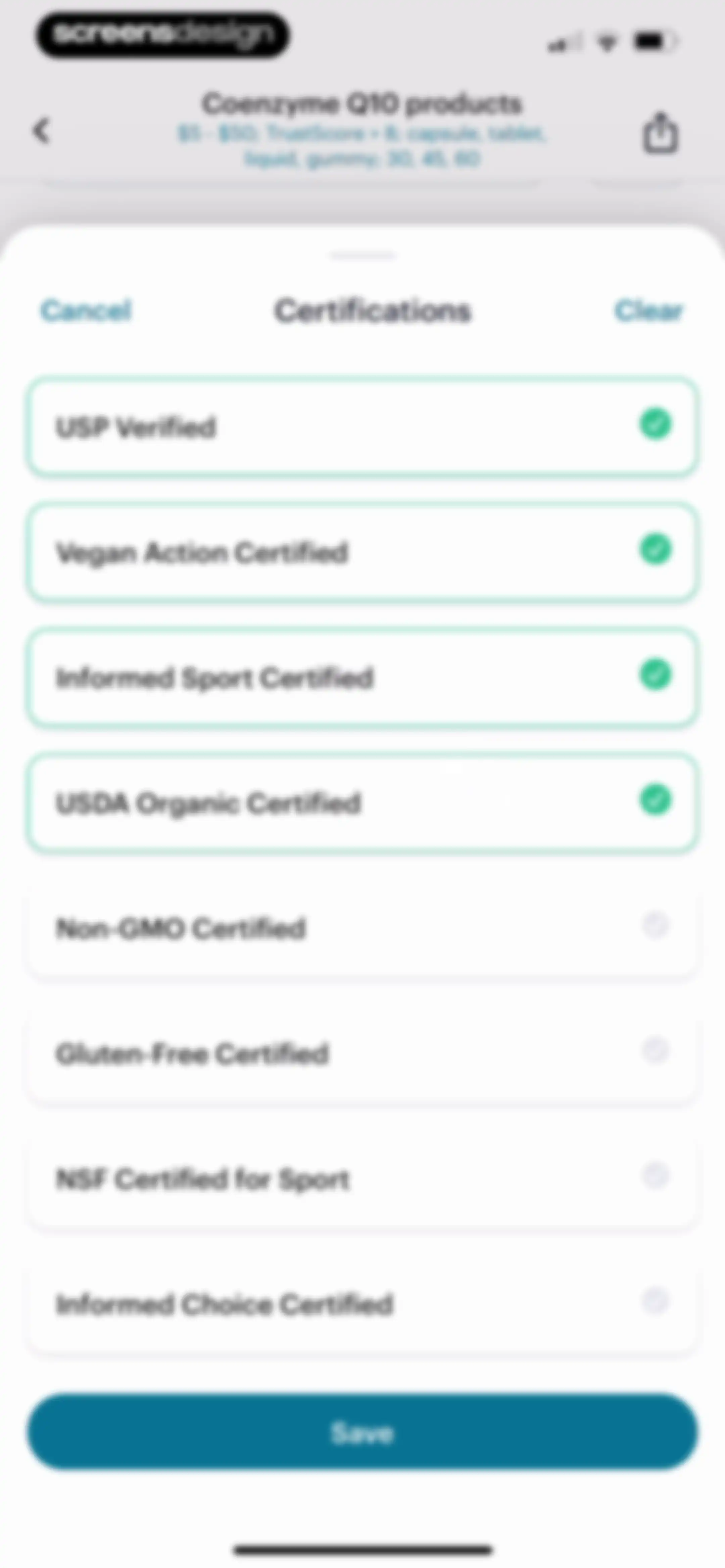 SuppCo: Supplement Scanner screen 48