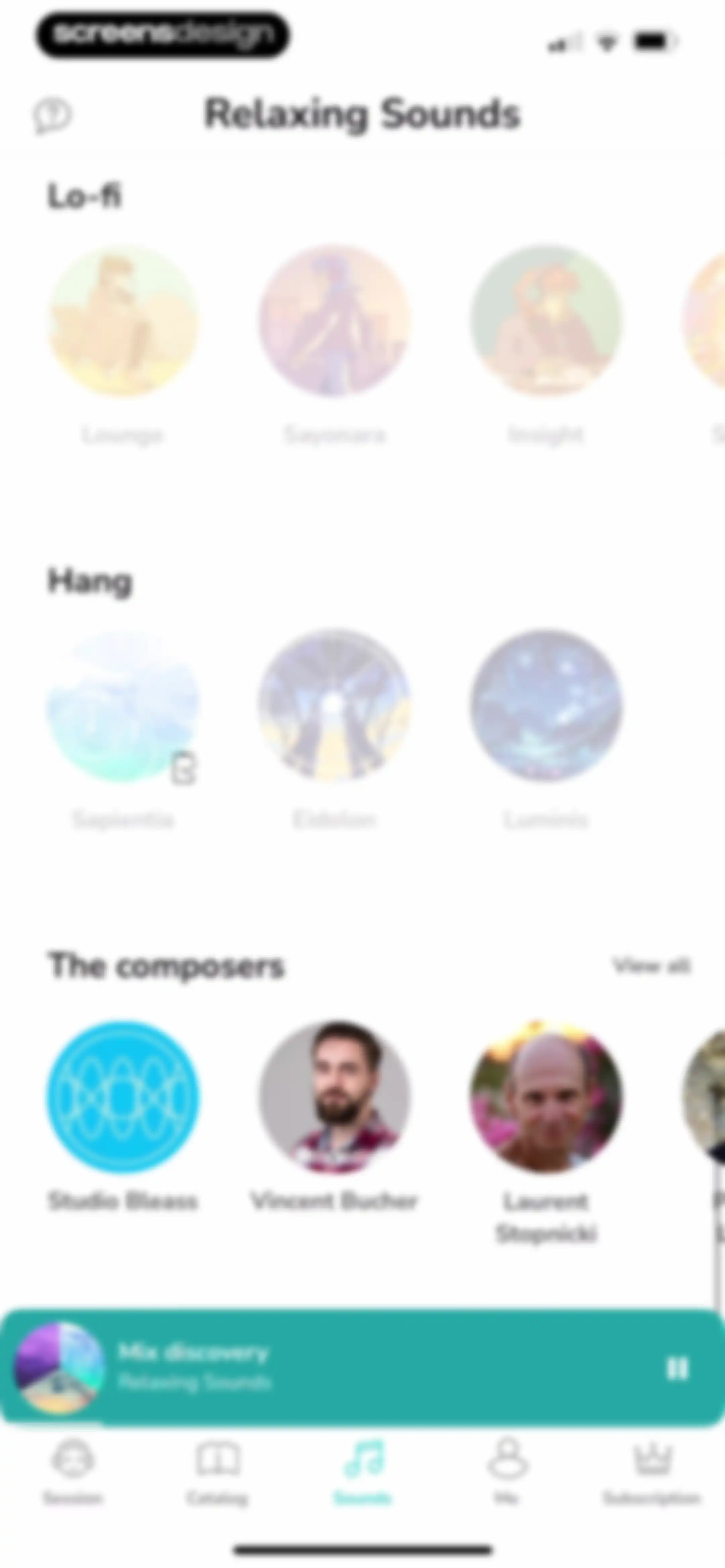 Petit BamBou: Mindfulness screen 105