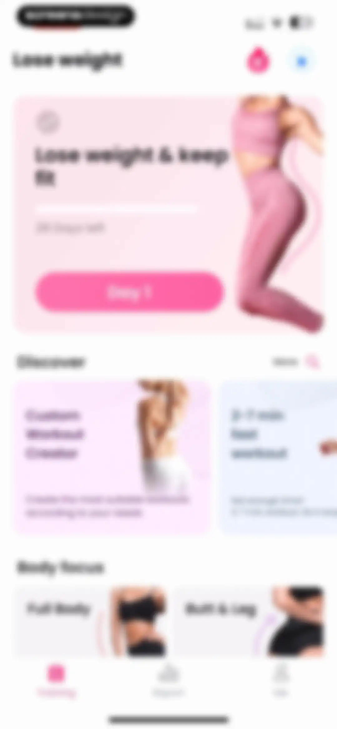Lose Weight for Women at Home screen 62
