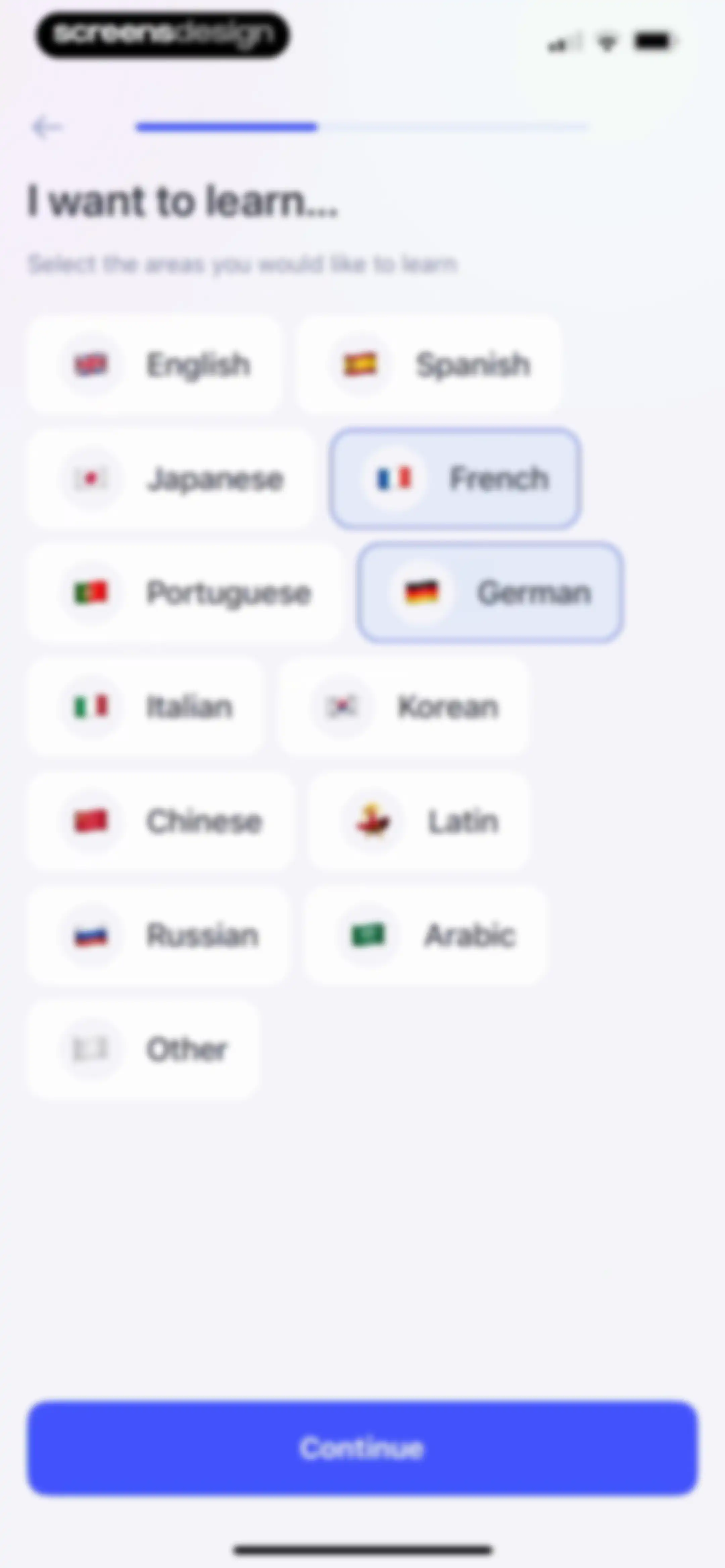 Cogni: Flashcards Learning screen 6