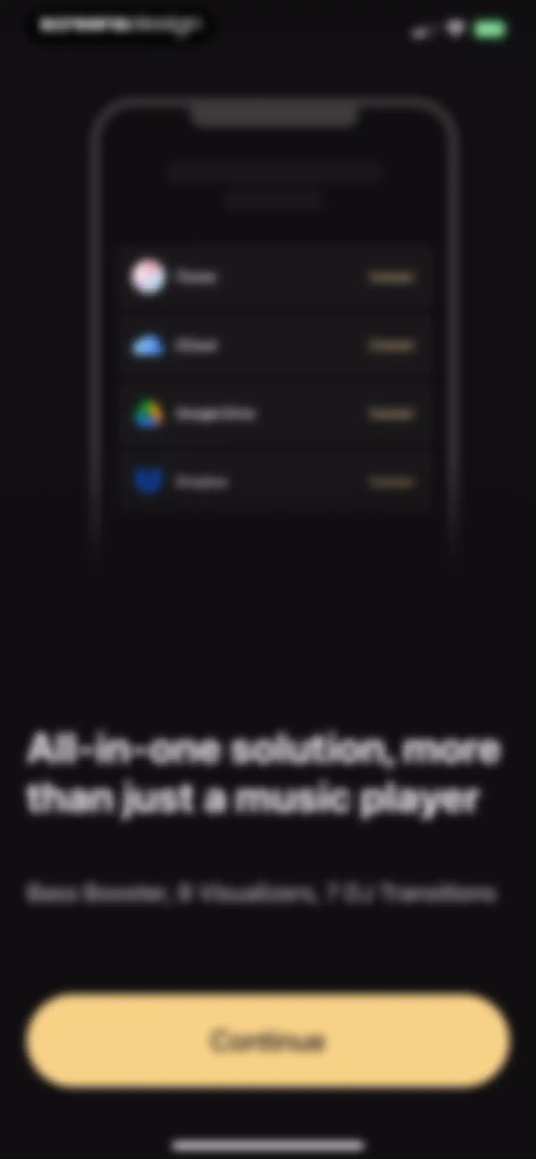 Equalizer+ HD music player screen 4
