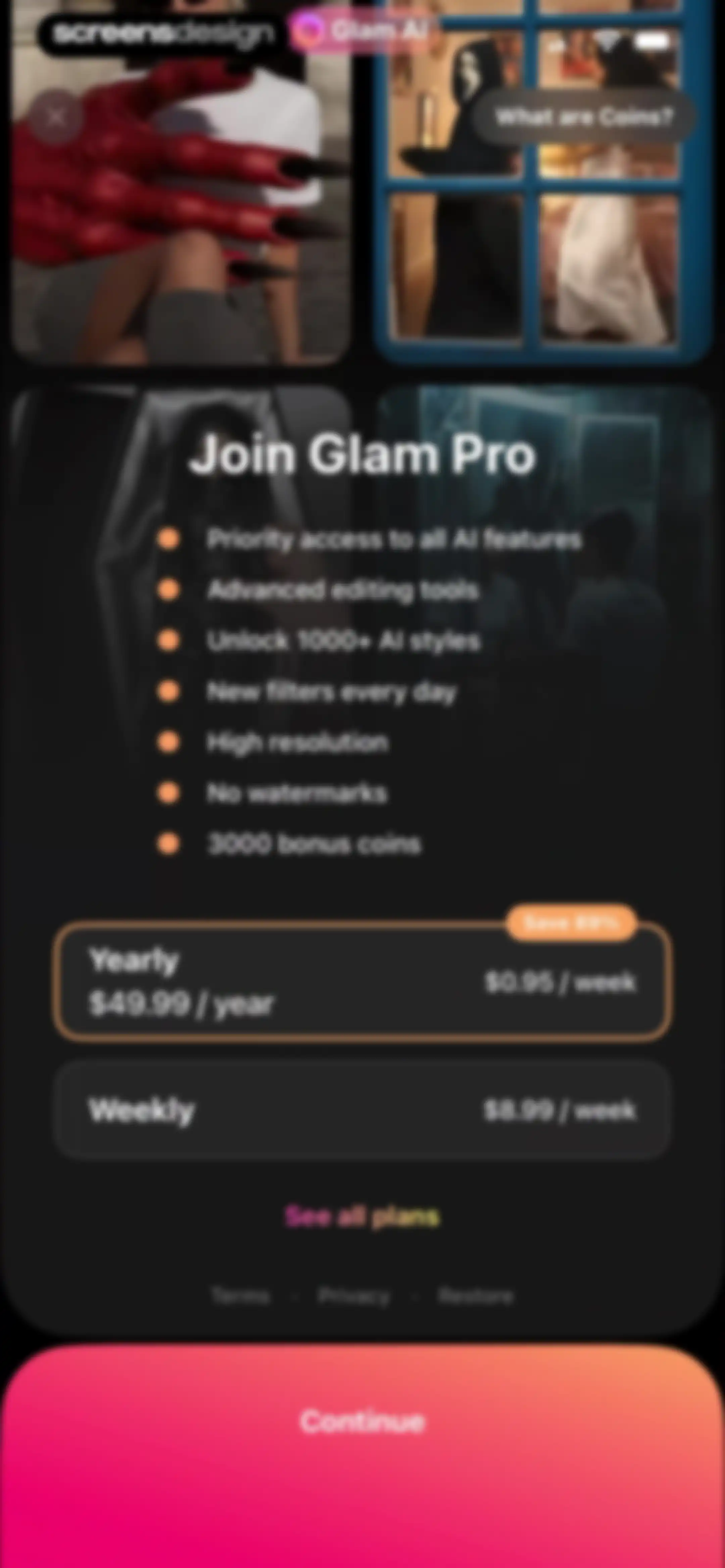 Glam AI: Video & Photo Editor screen 19