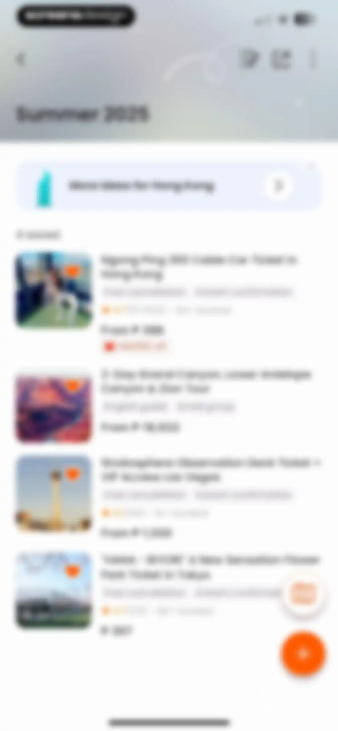Klook: Travel & Activities screen 113