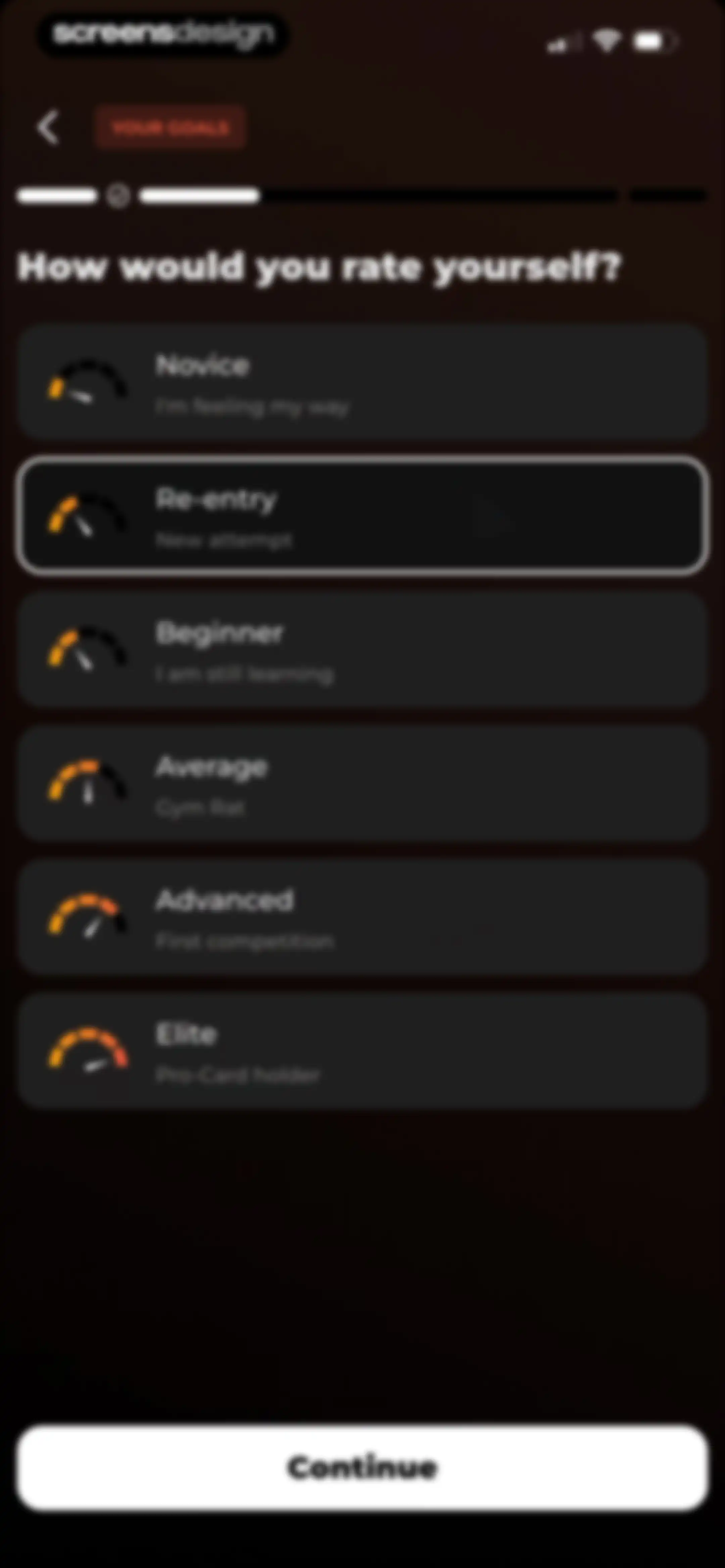MCI - Personal Training AI screen 18