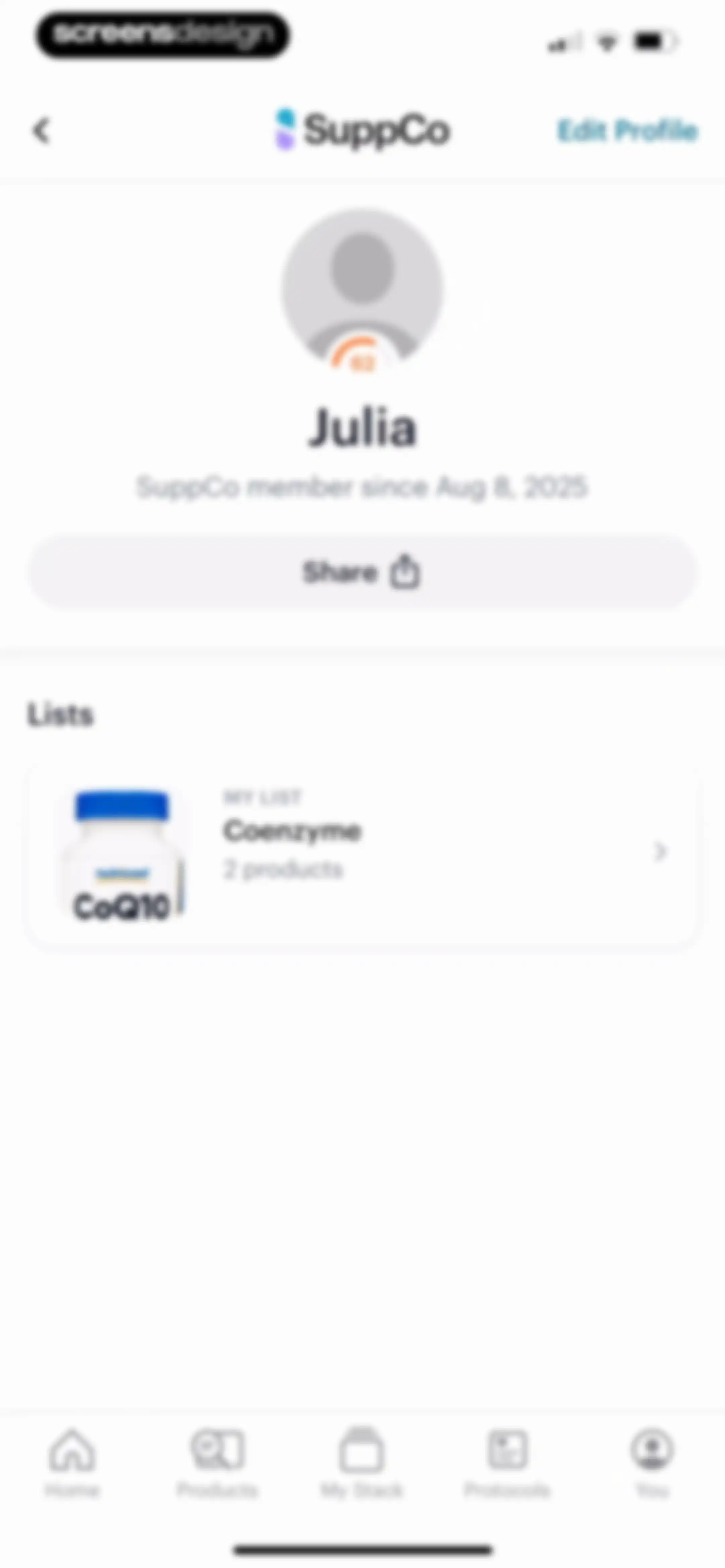 SuppCo: Supplement Scanner screen 160