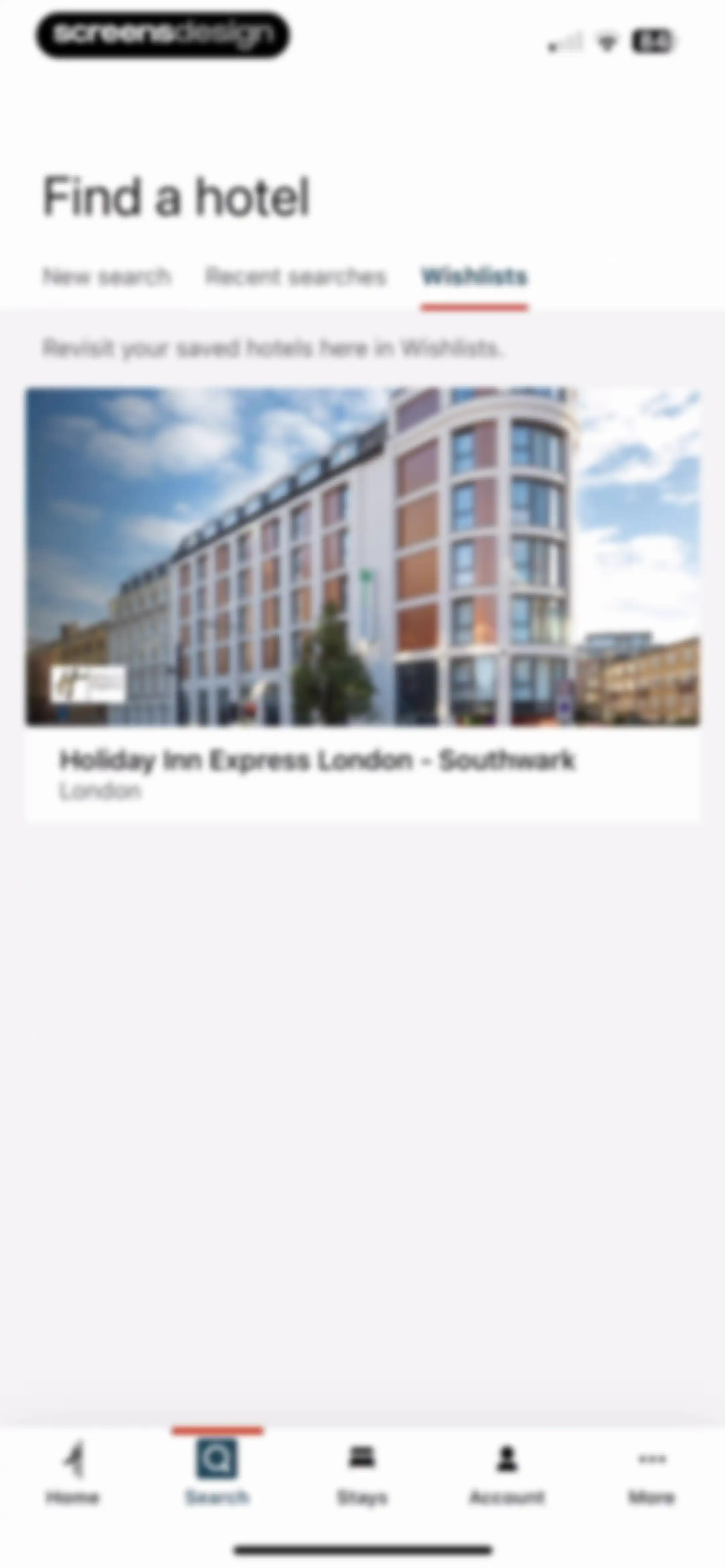 IHG One Rewards: Book Hotels screen 137