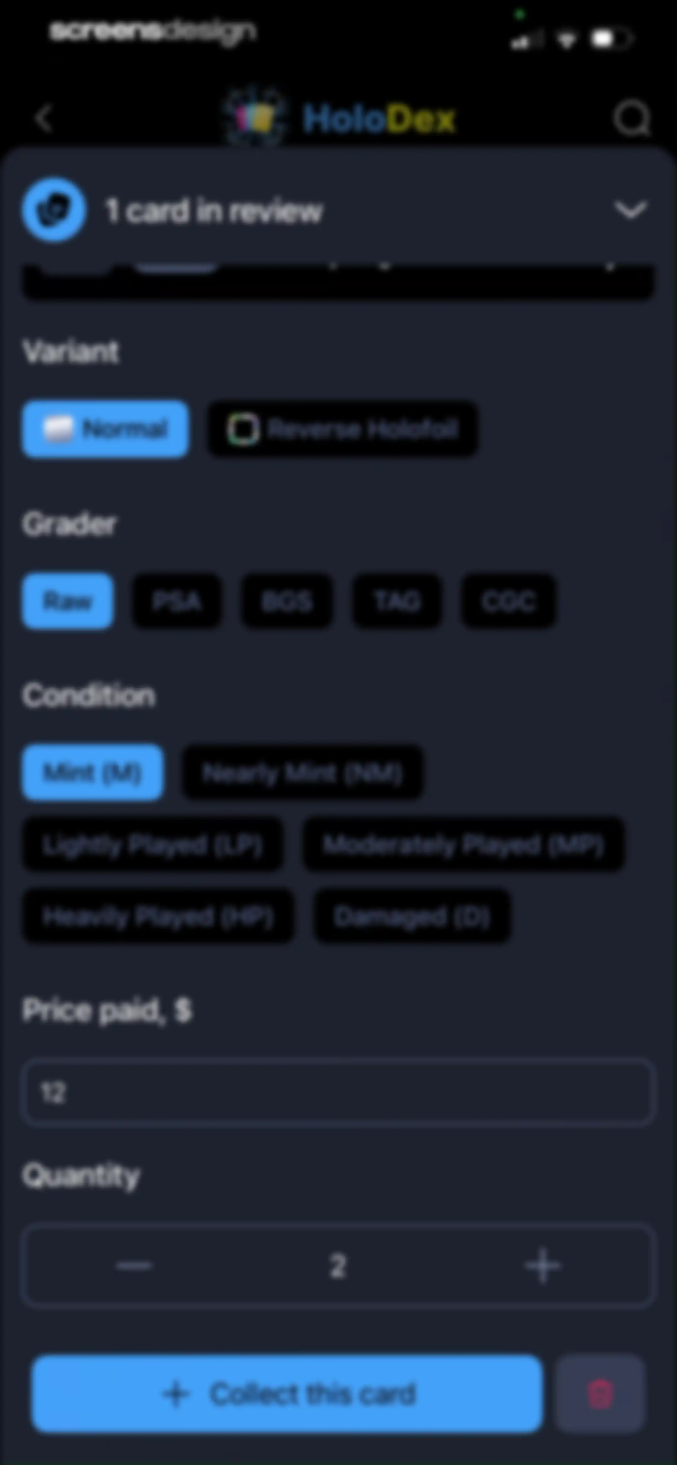 HoloDex - TCG Scan & Collect screen 47