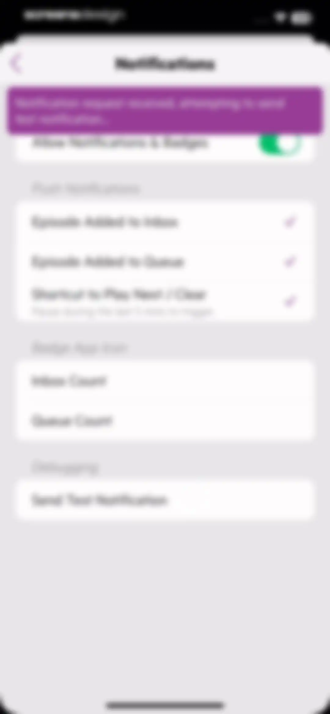 Castro: Podcast App & Player screen 108