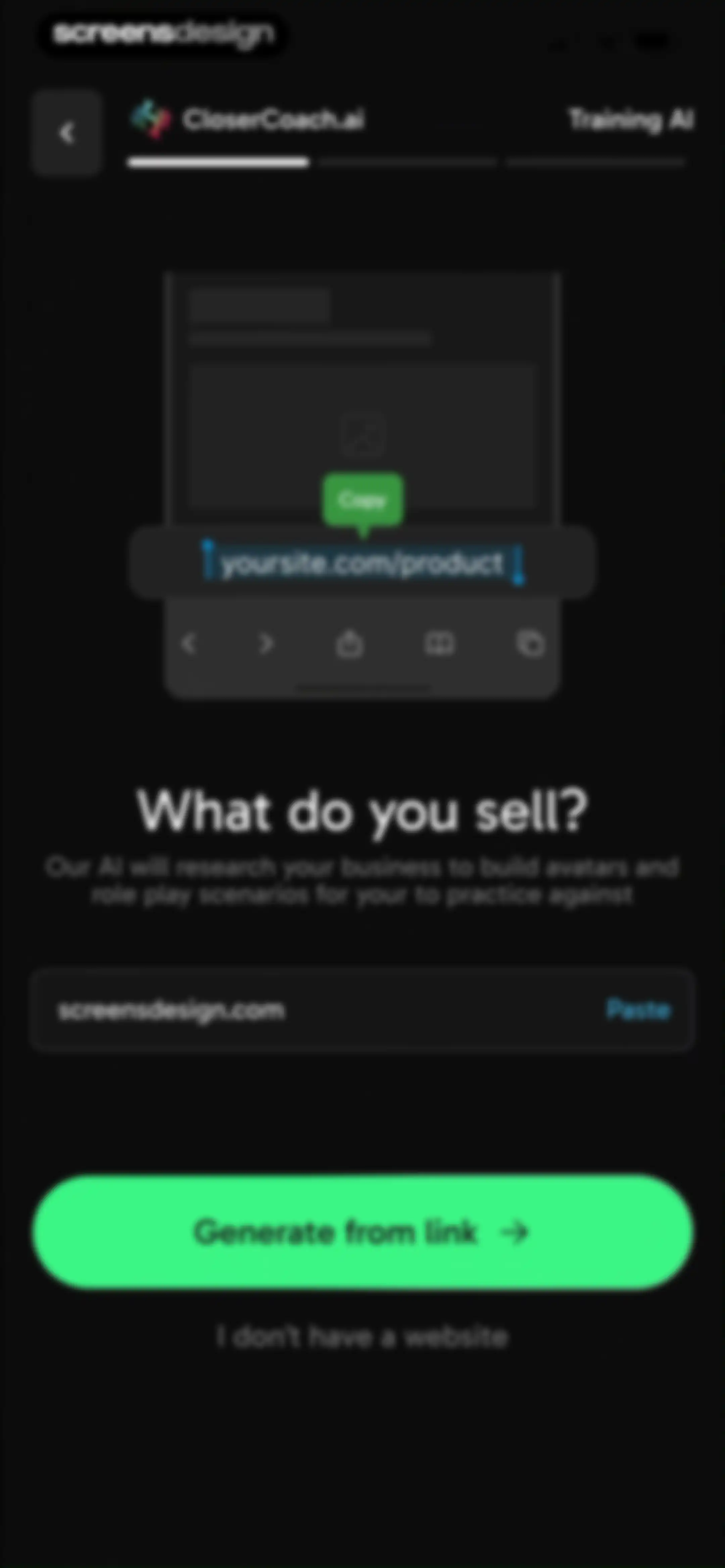 CloserCoach - AI Sales Trainer screen 117