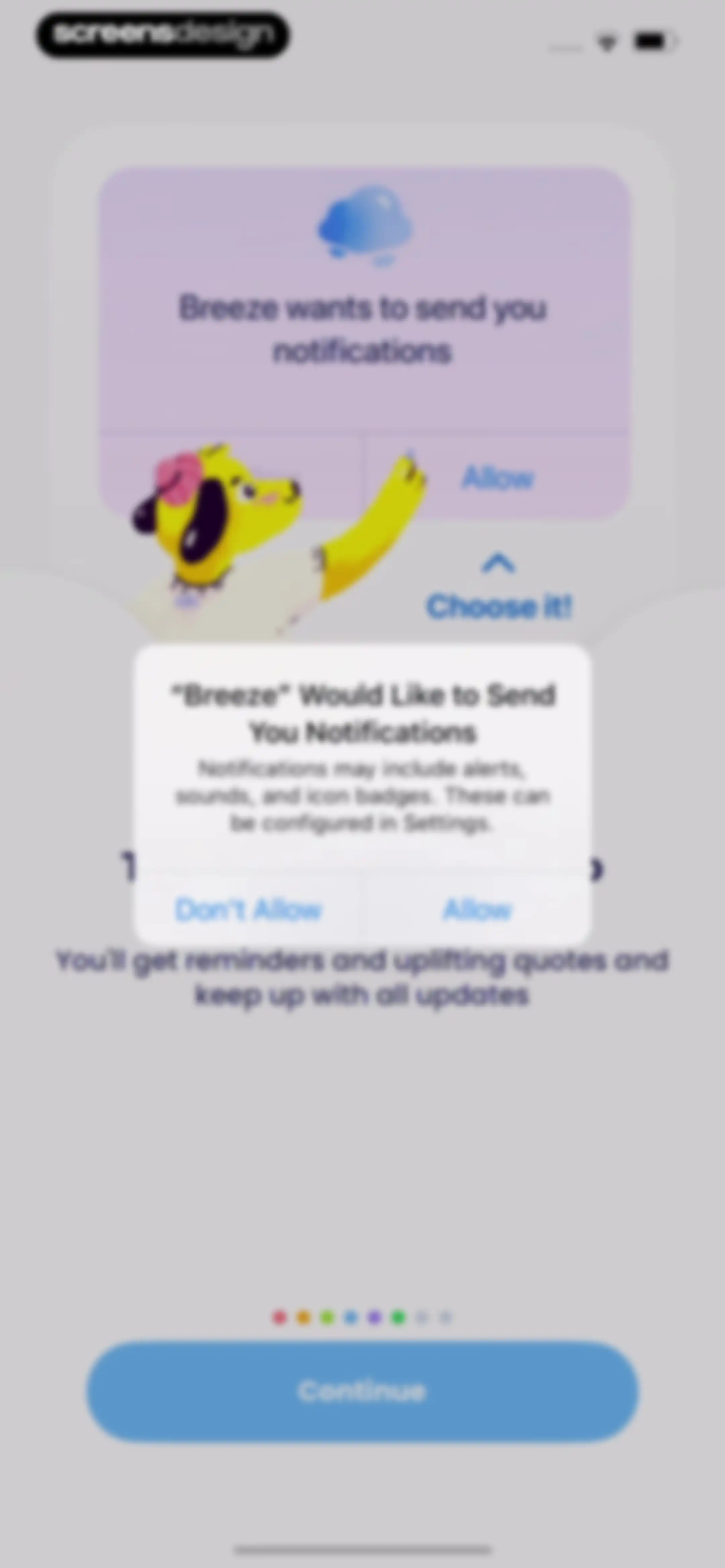 Breeze: Start Self-Discovery screen 16