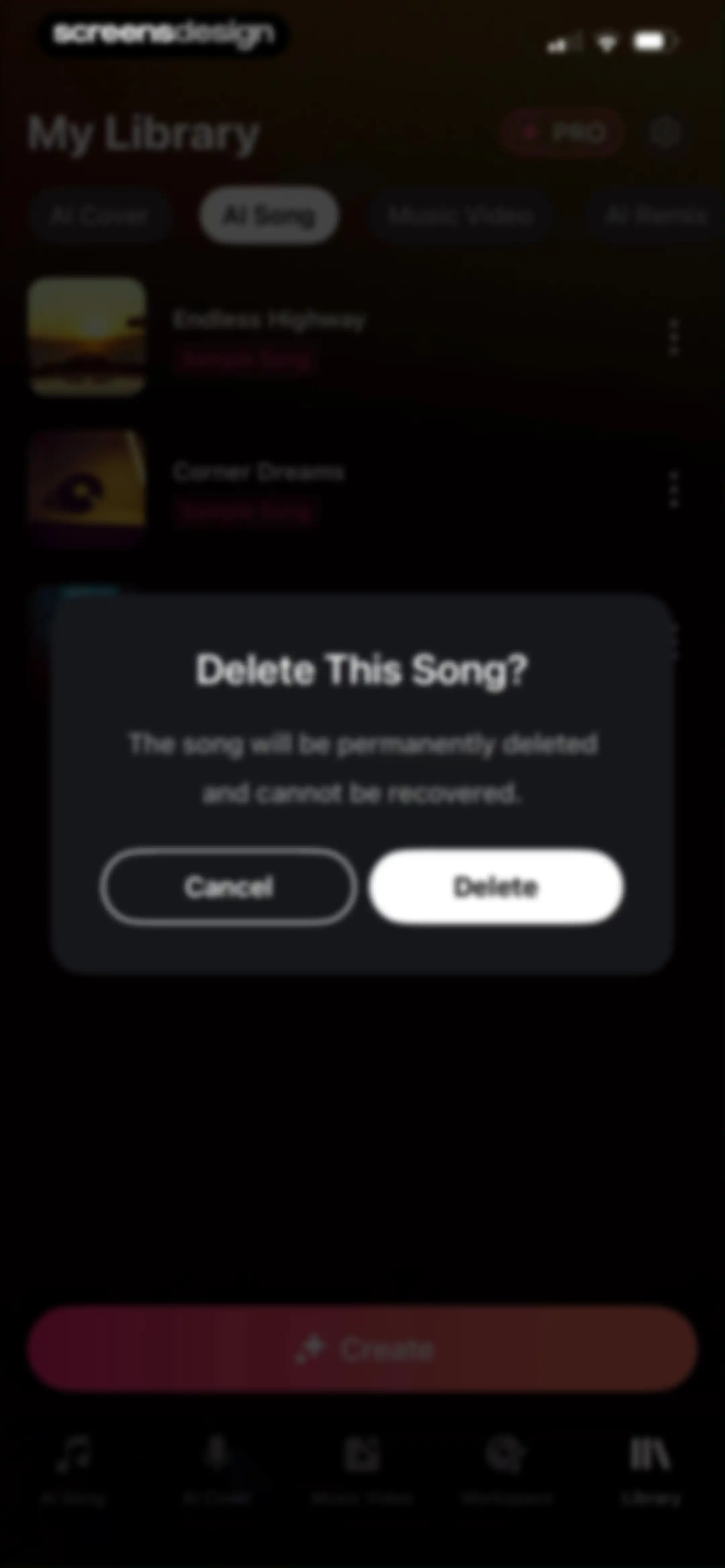 VocalMe: AI Music Generator screen 63