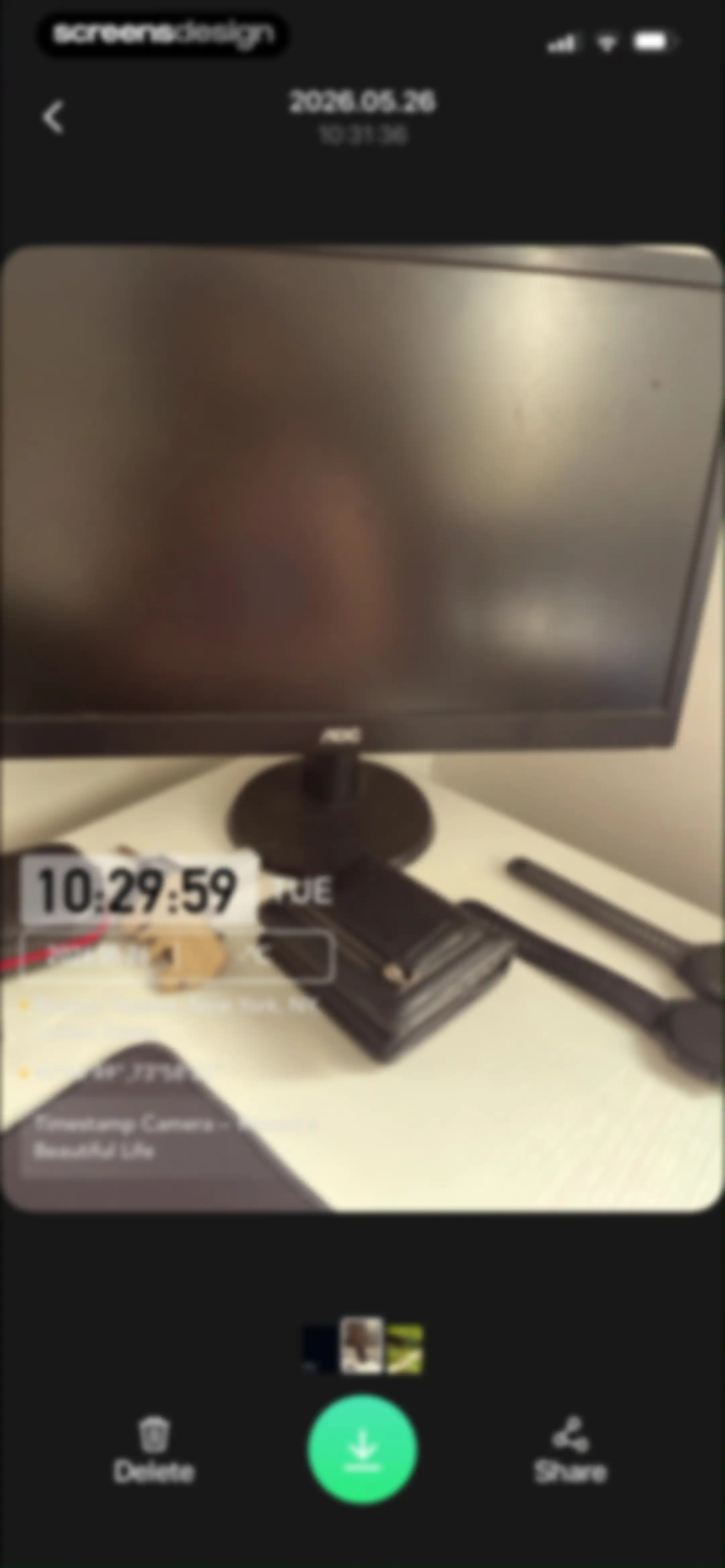 Timestamp Camera -AI Timestamp screen 60
