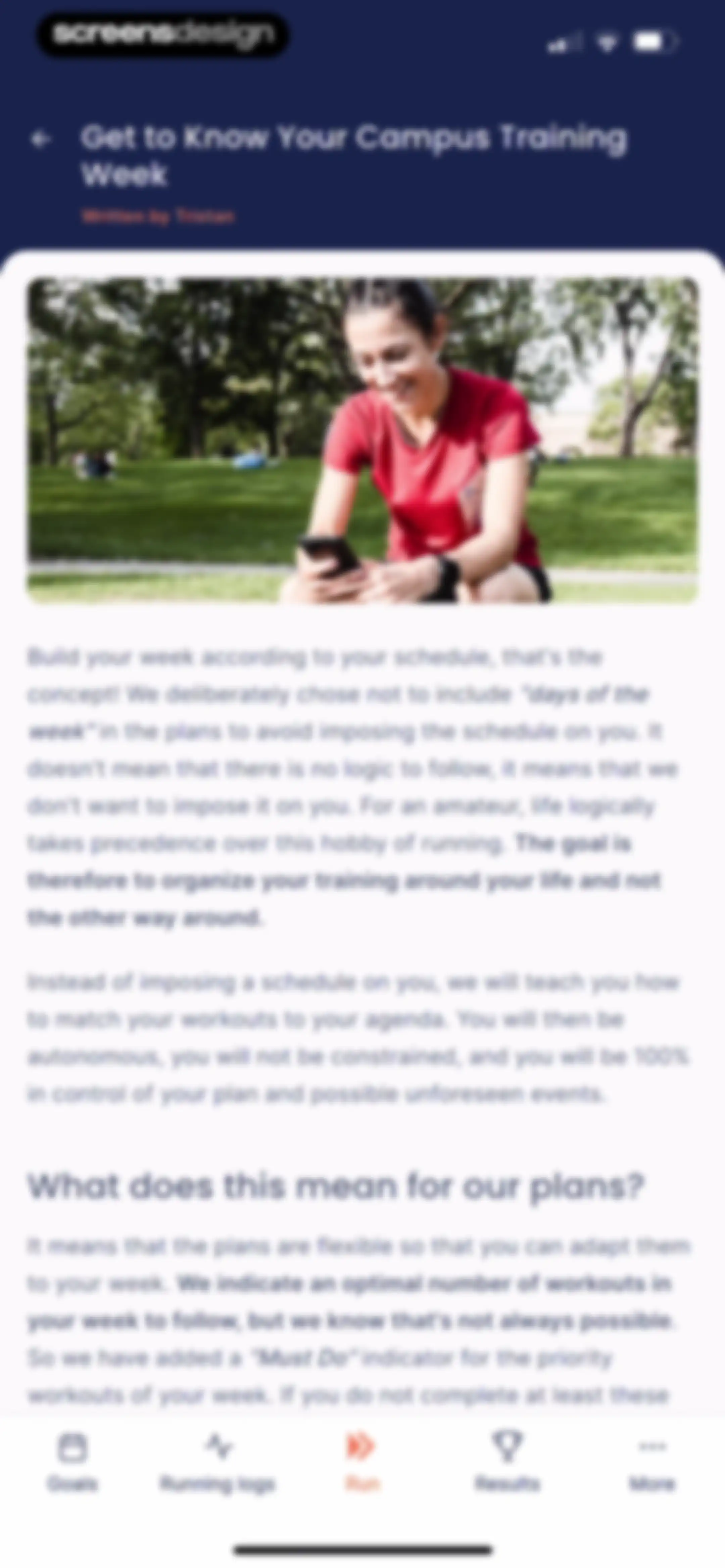 Campus Coach-Running & Trail screen 30