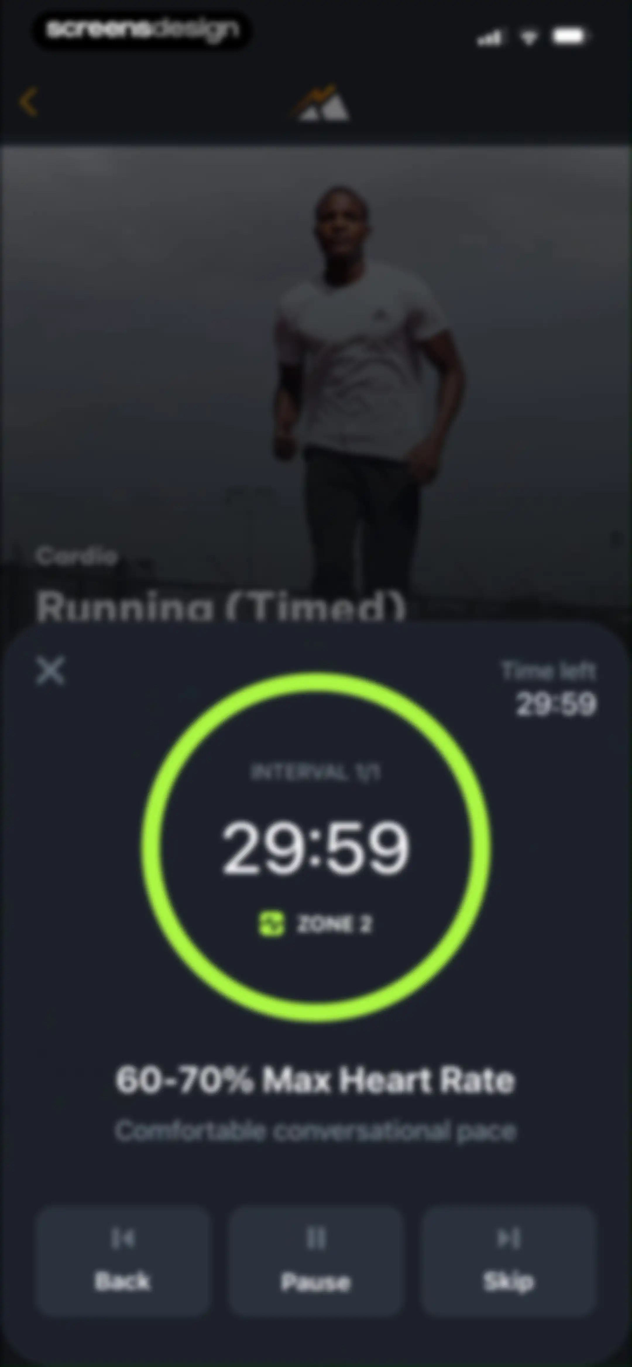 Peak Strength screen 34