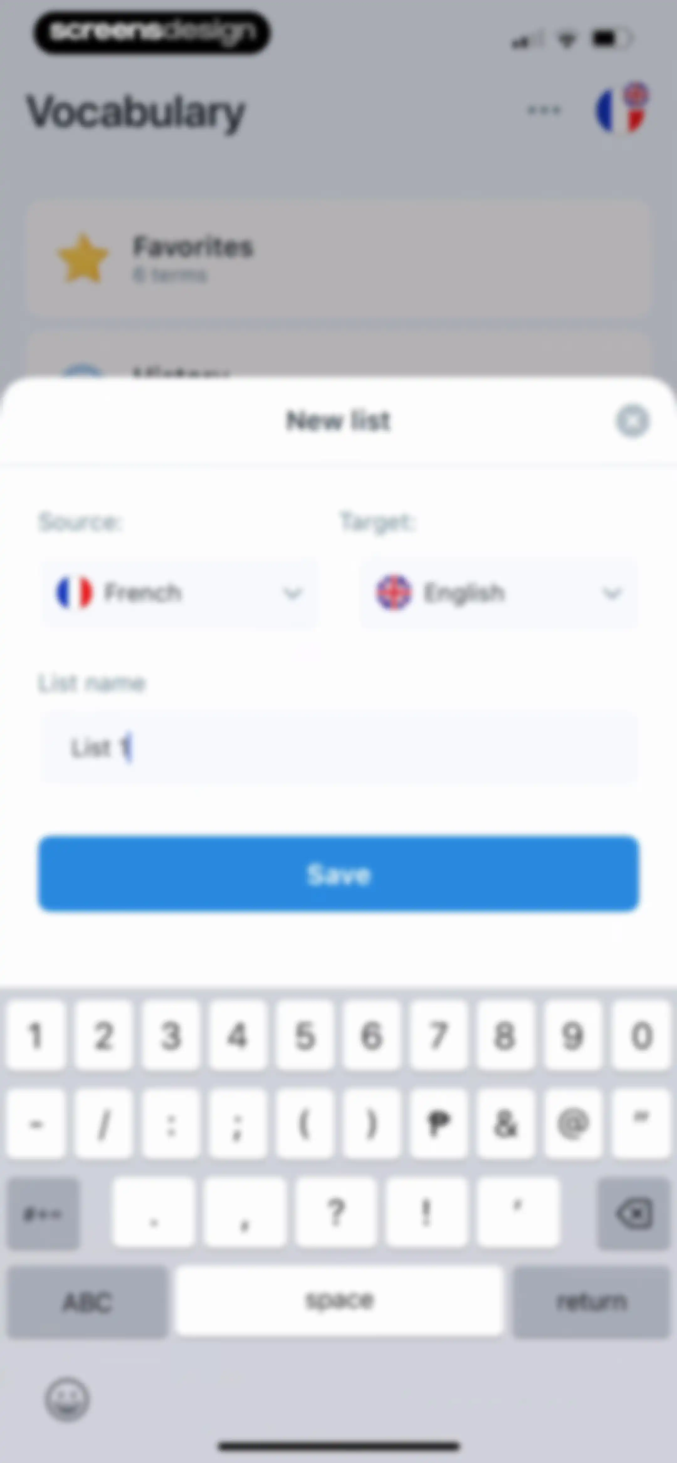 Reverso translate and learn screen 89