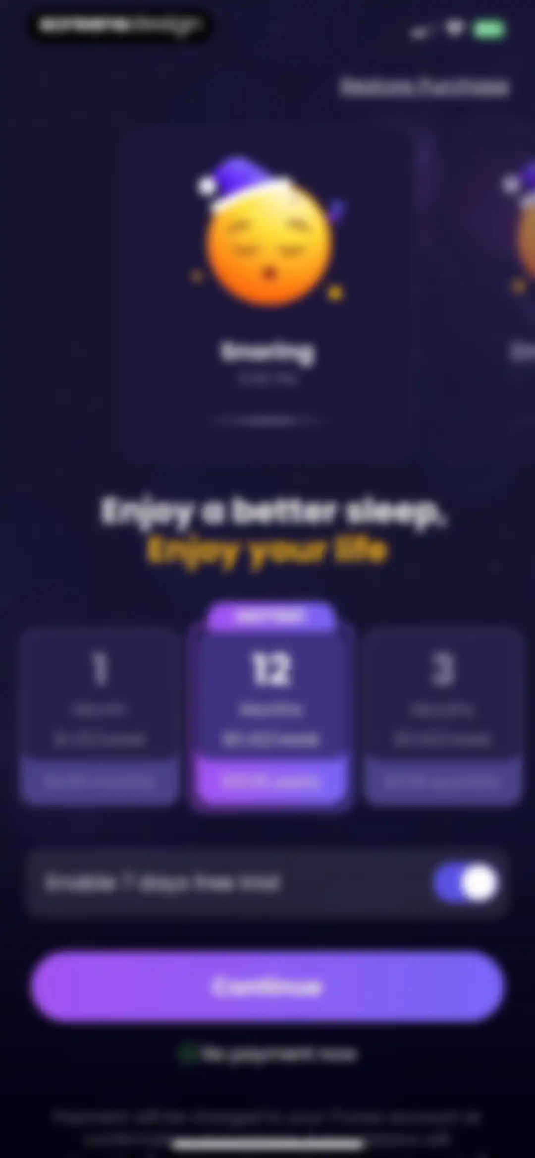 Sleep Tracker: Recorder, Sound screen 33