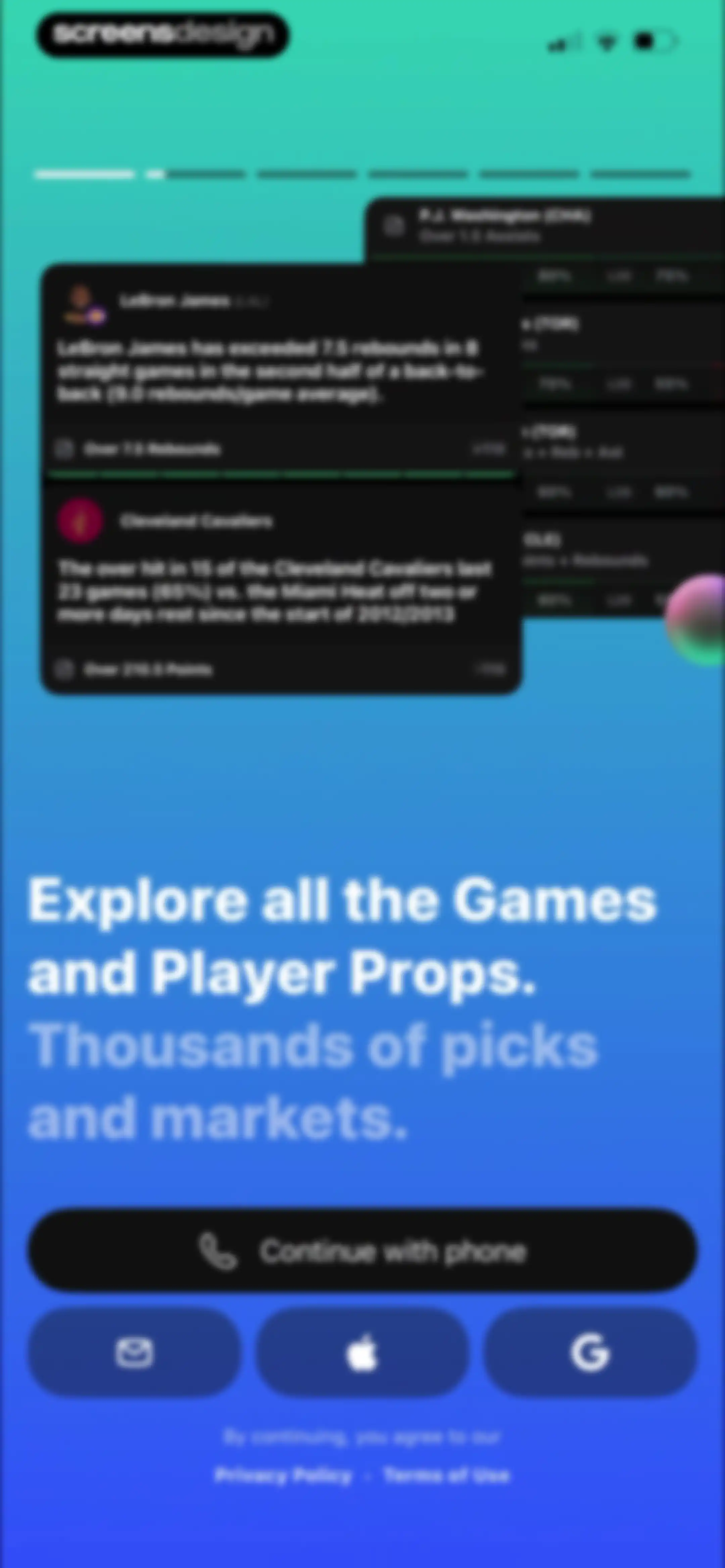 Outlier: Smart Sports Betting screen 3