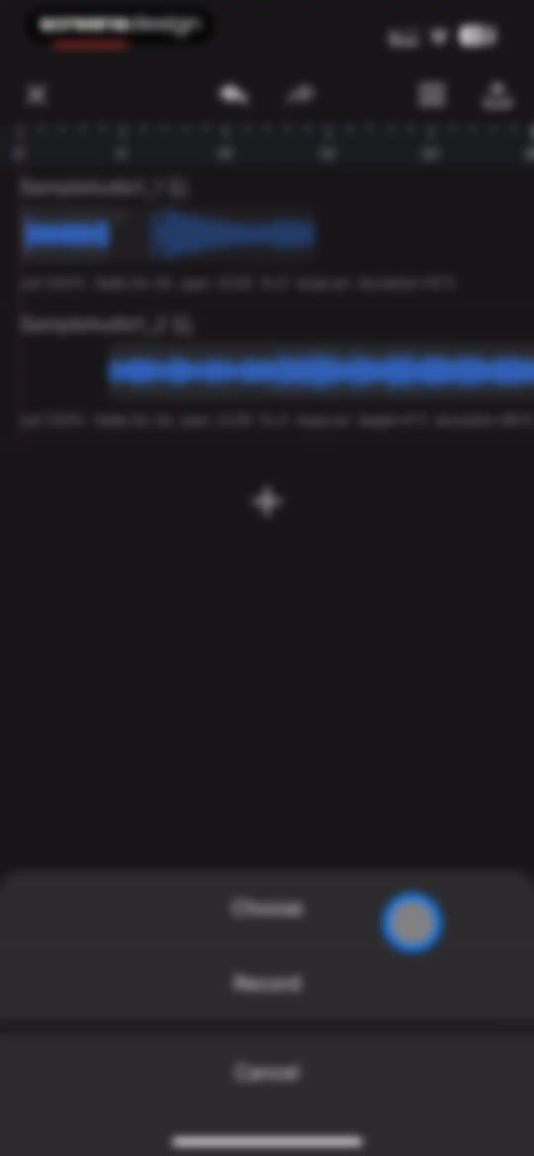 Audio Editor - Music editor screen 29