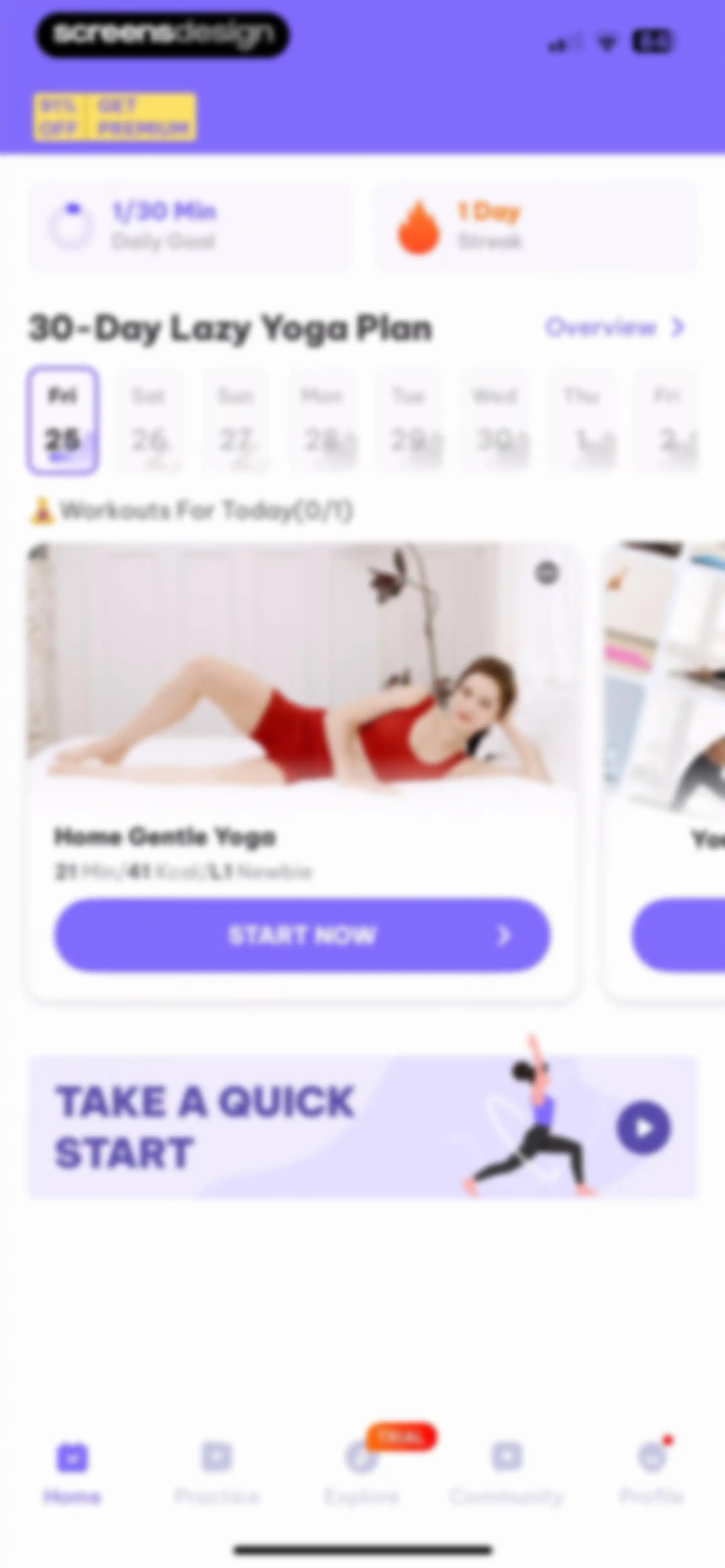 Daily Yoga: Yoga for Fitness® screen 100