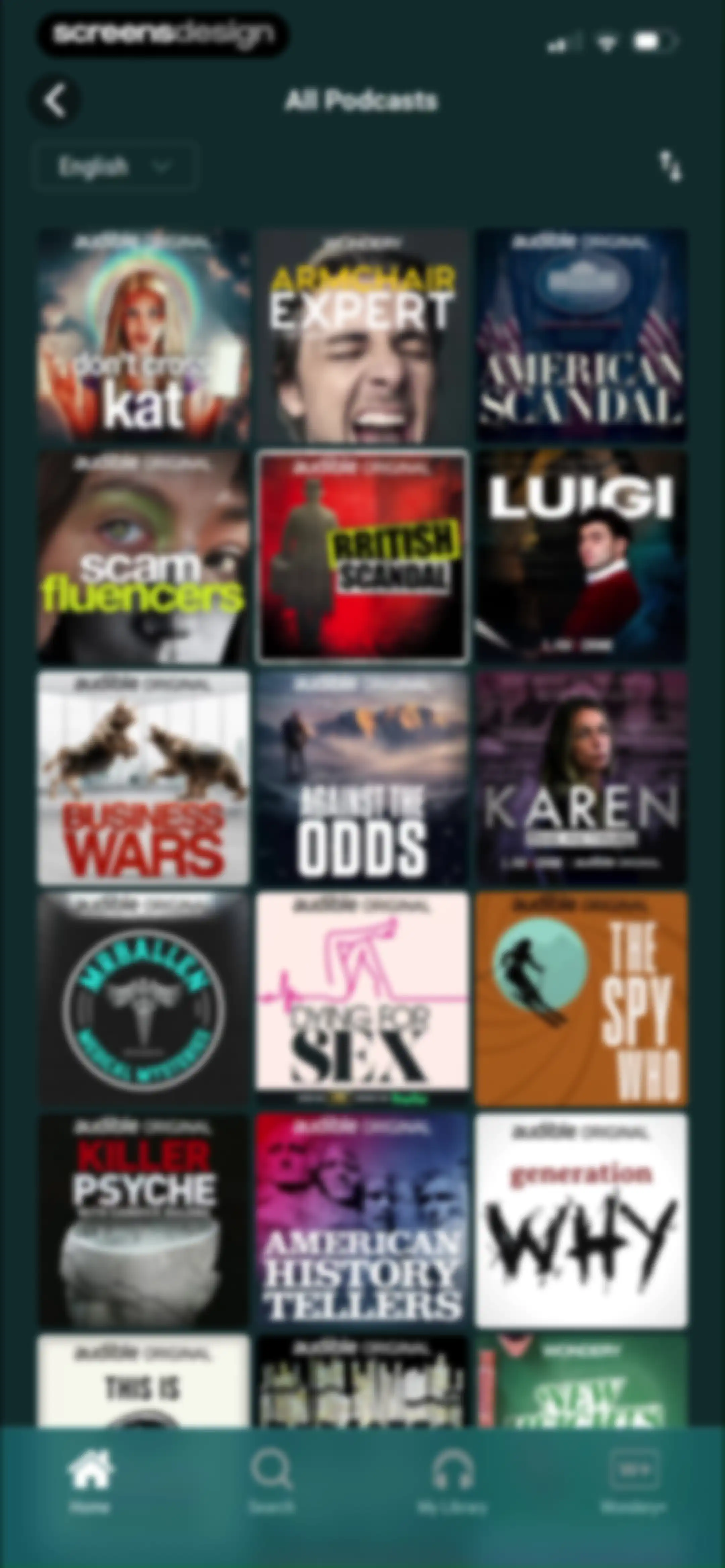 Wondery: Must-Hear Podcasts screen 31