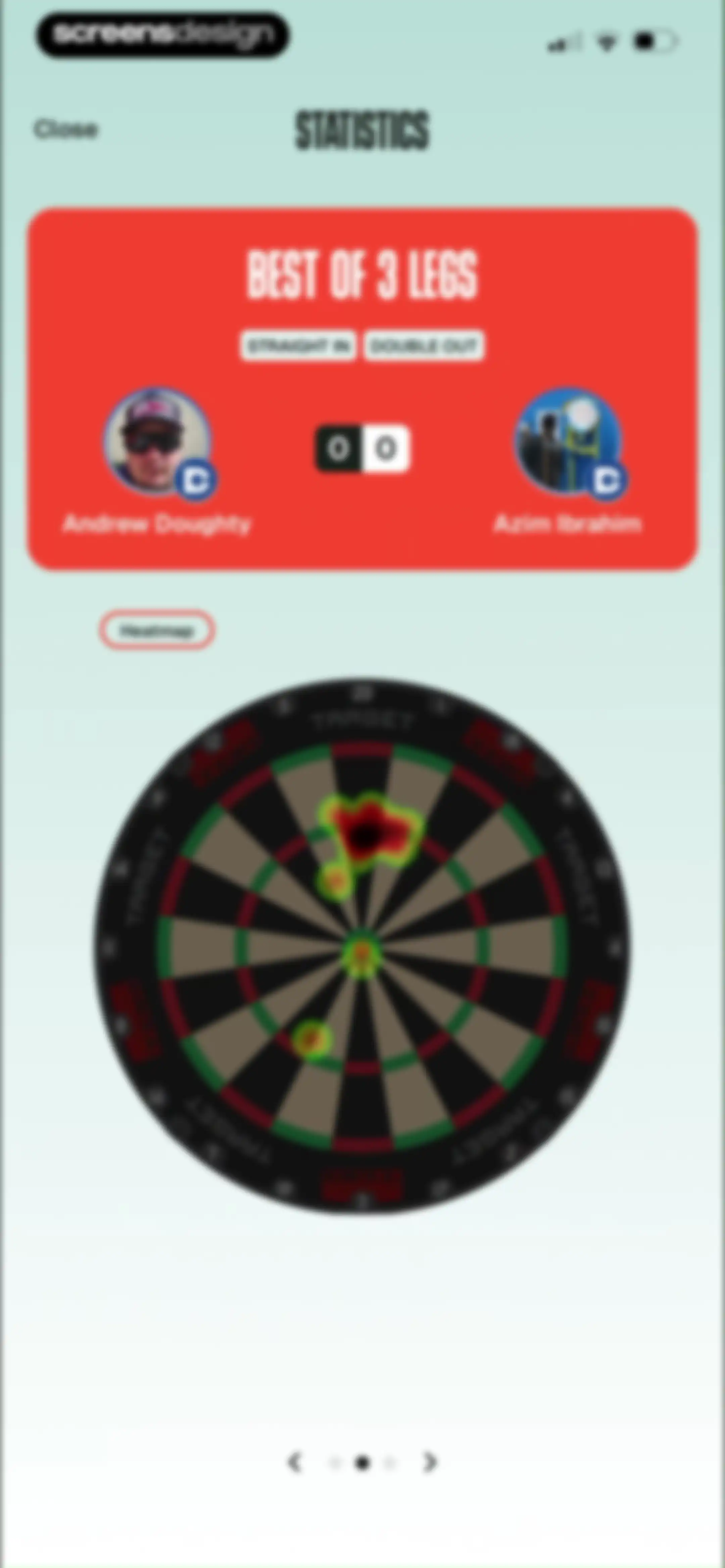 DartCounter screen 87
