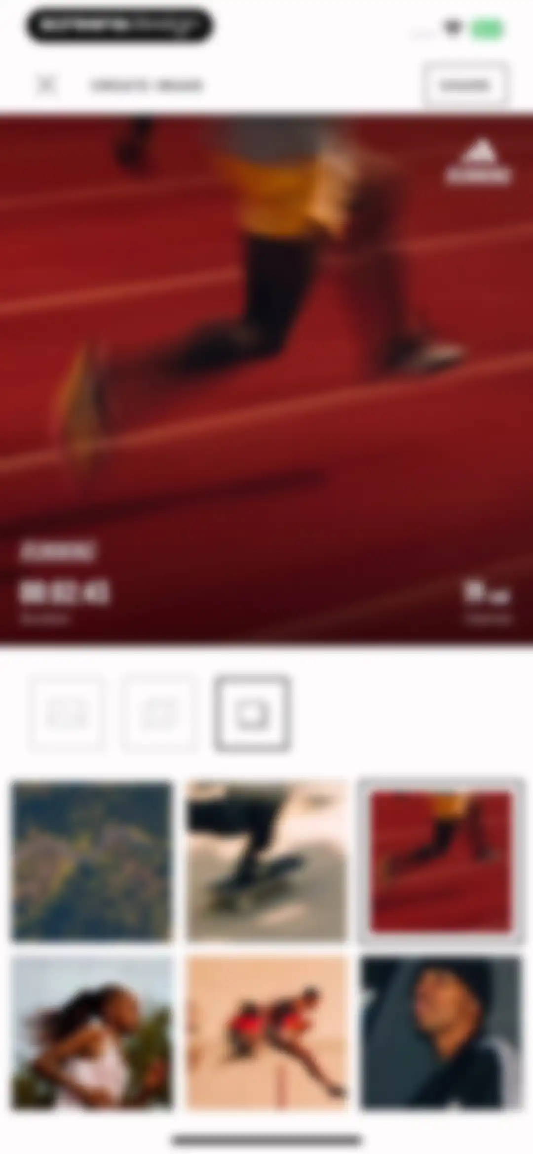 adidas Running: Run tracker screen 55