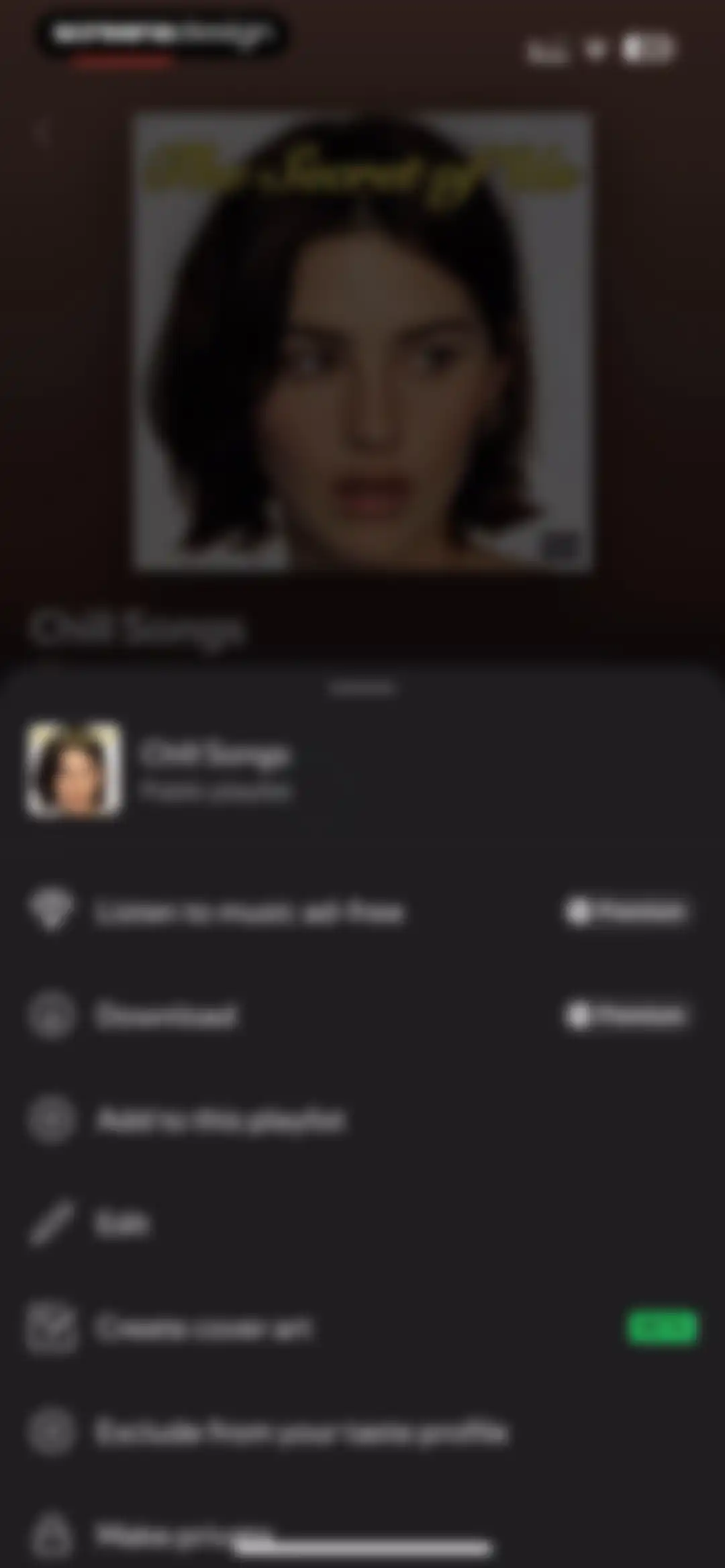 Spotify: Music and Podcasts screen 97