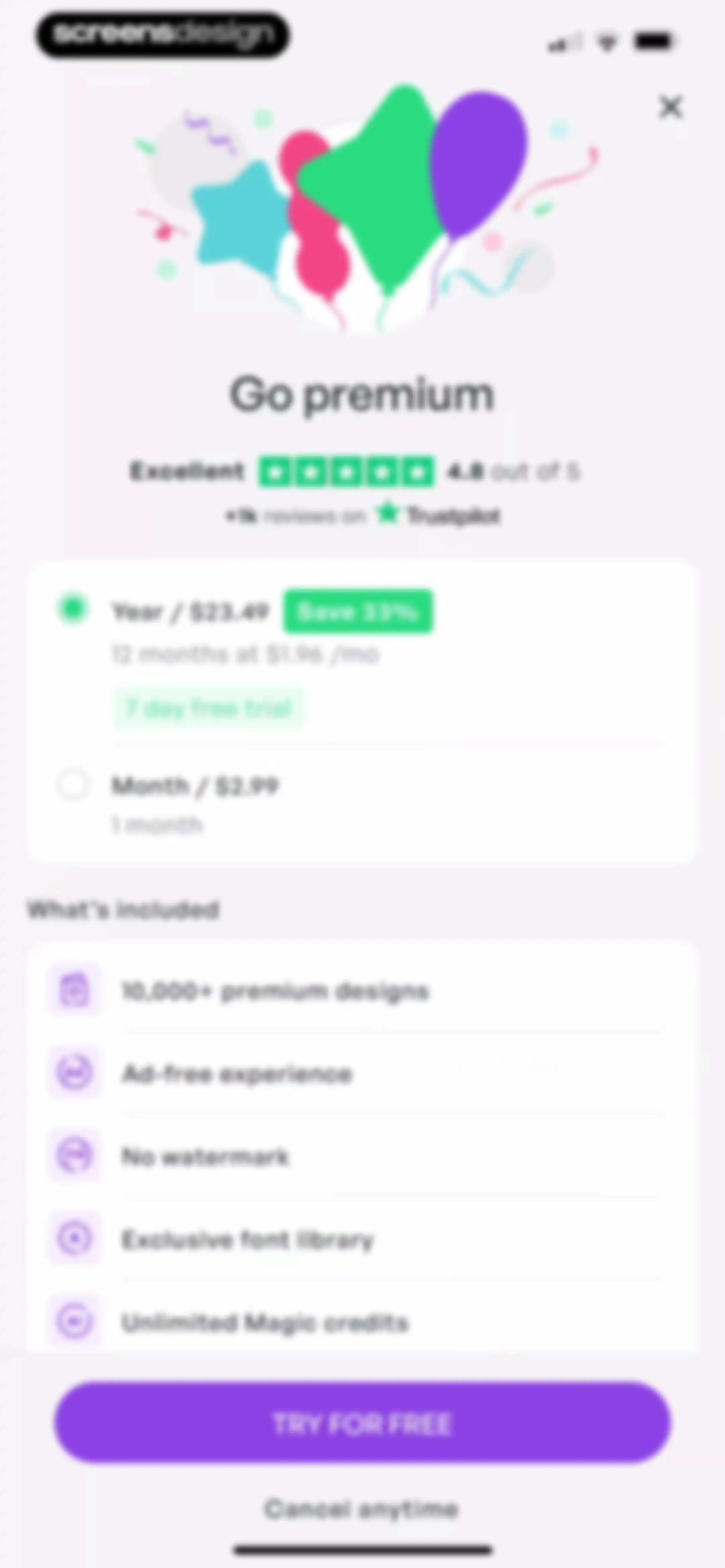 Invitation Maker: Cards & RSVP screen 2