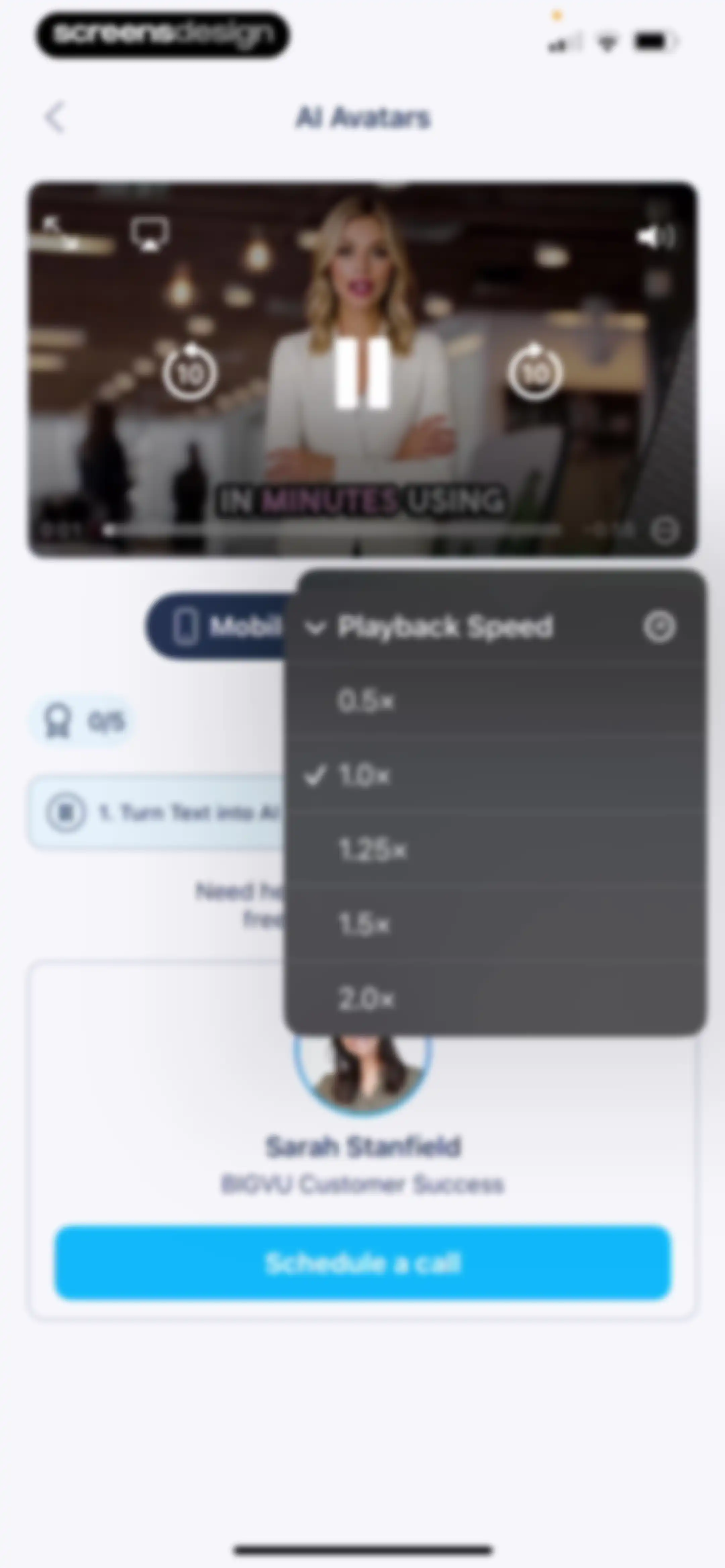 BIGVU Teleprompter Captions AI screen 108