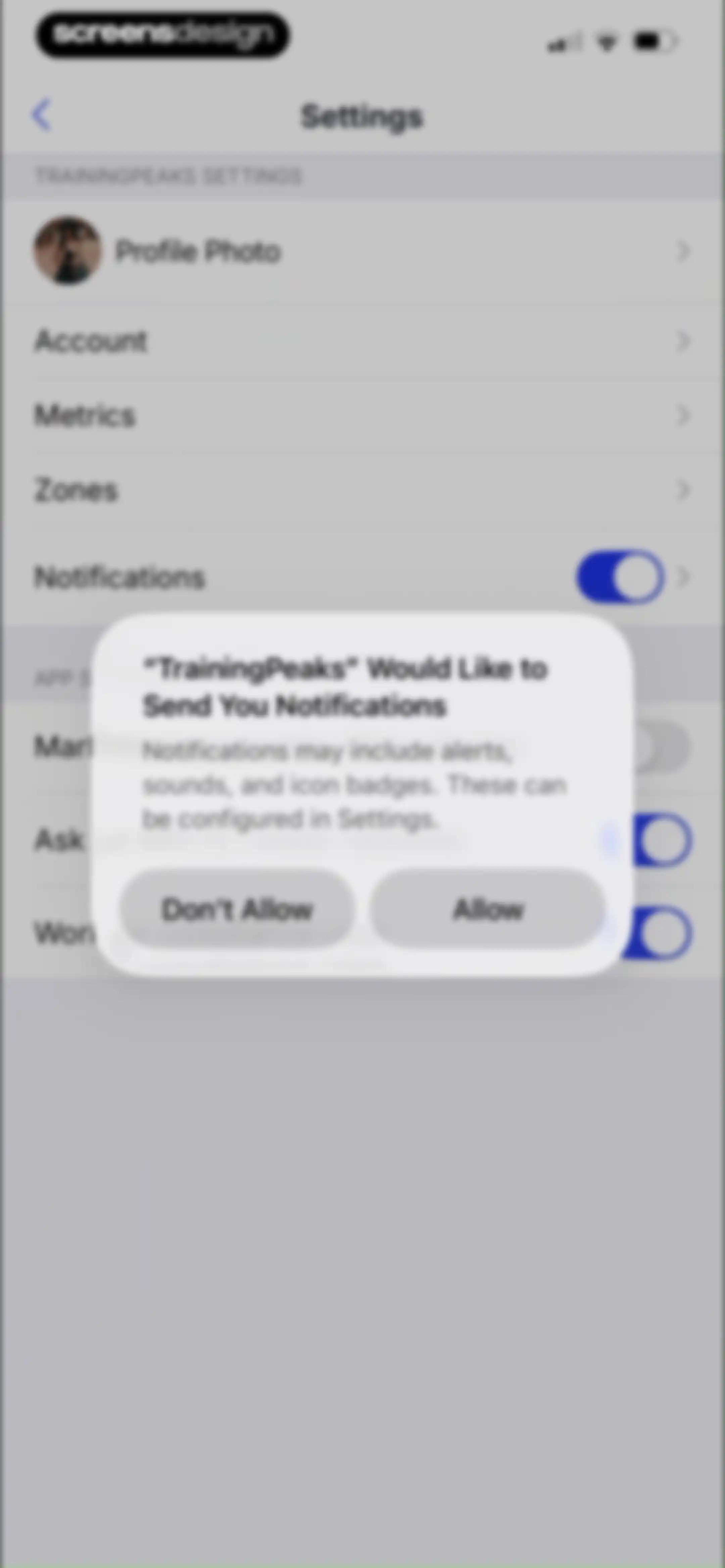 TrainingPeaks: Plan Train Lift screen 111