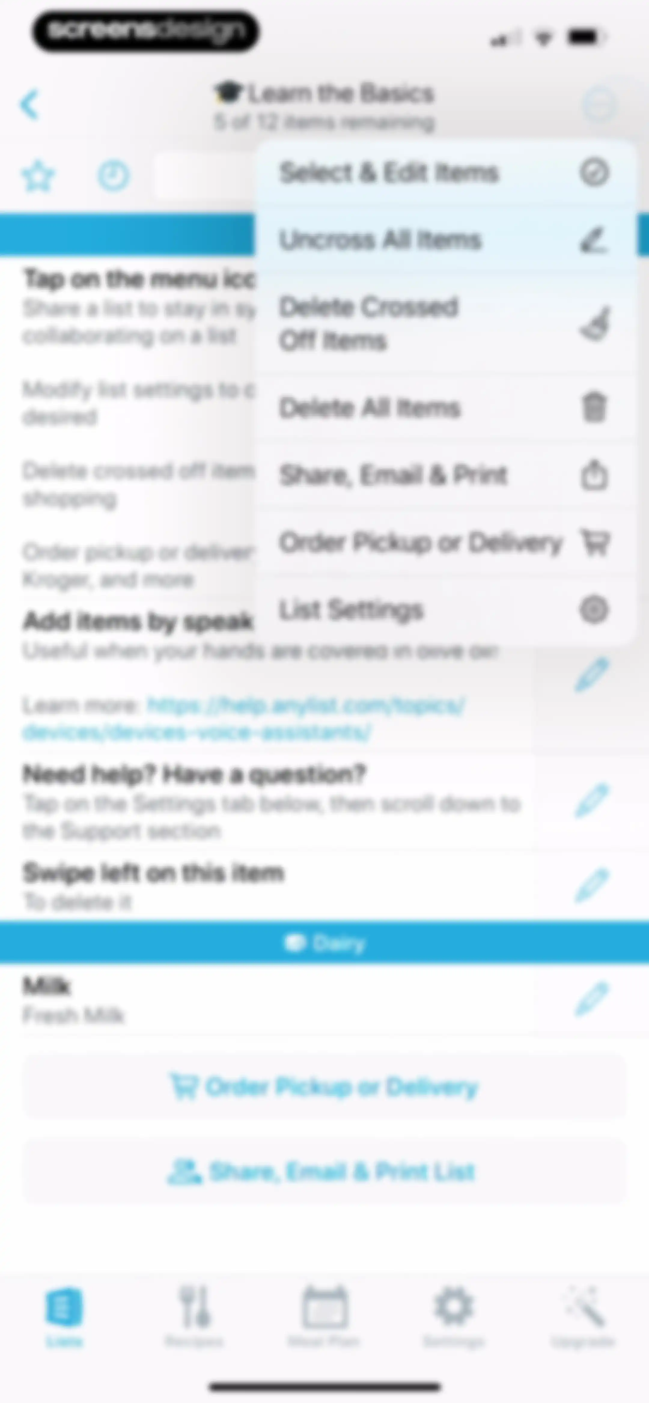 AnyList: Grocery Shopping List screen 25