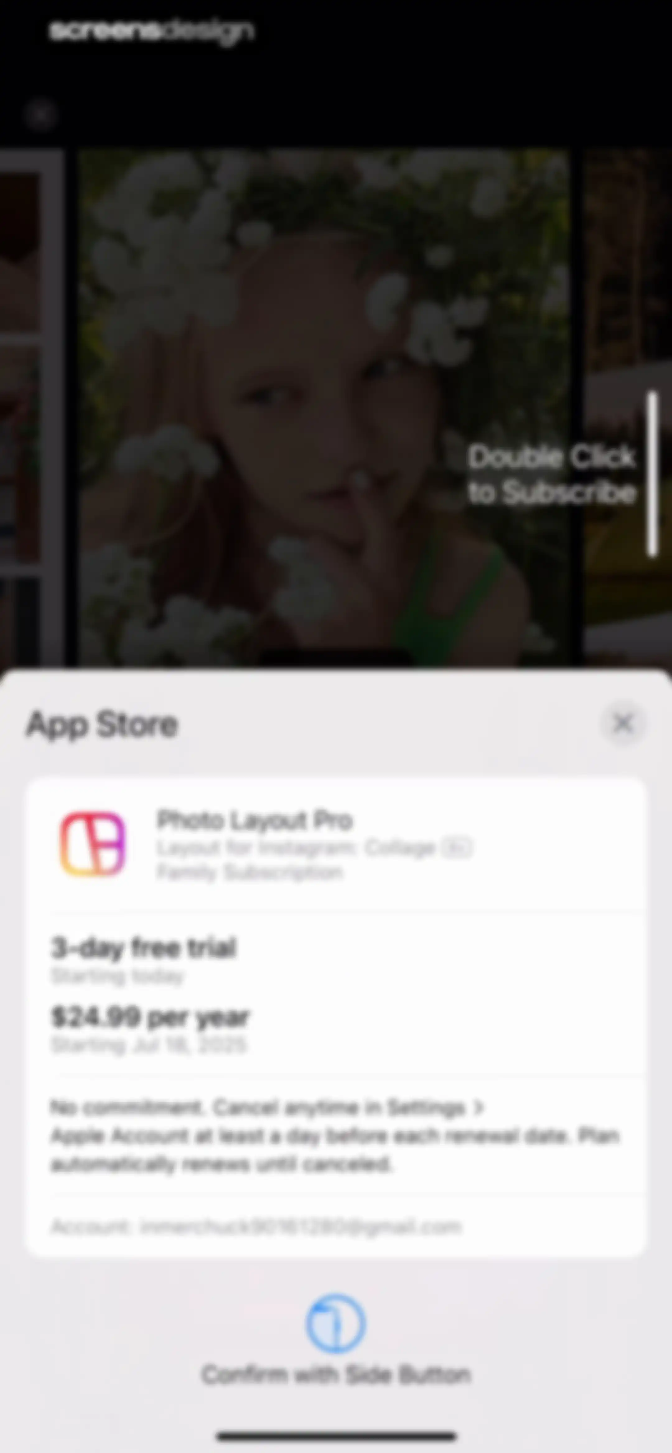 Layout for Instagram: Collage screen 8