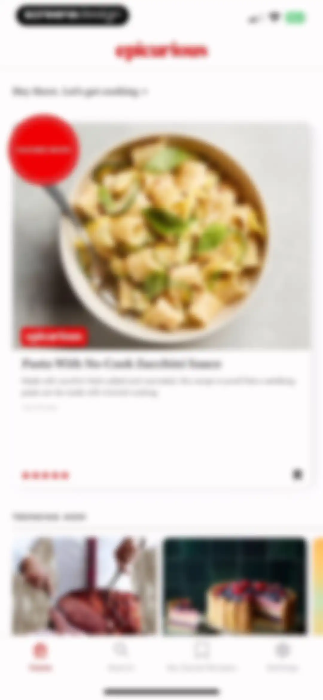 Epicurious screen 13