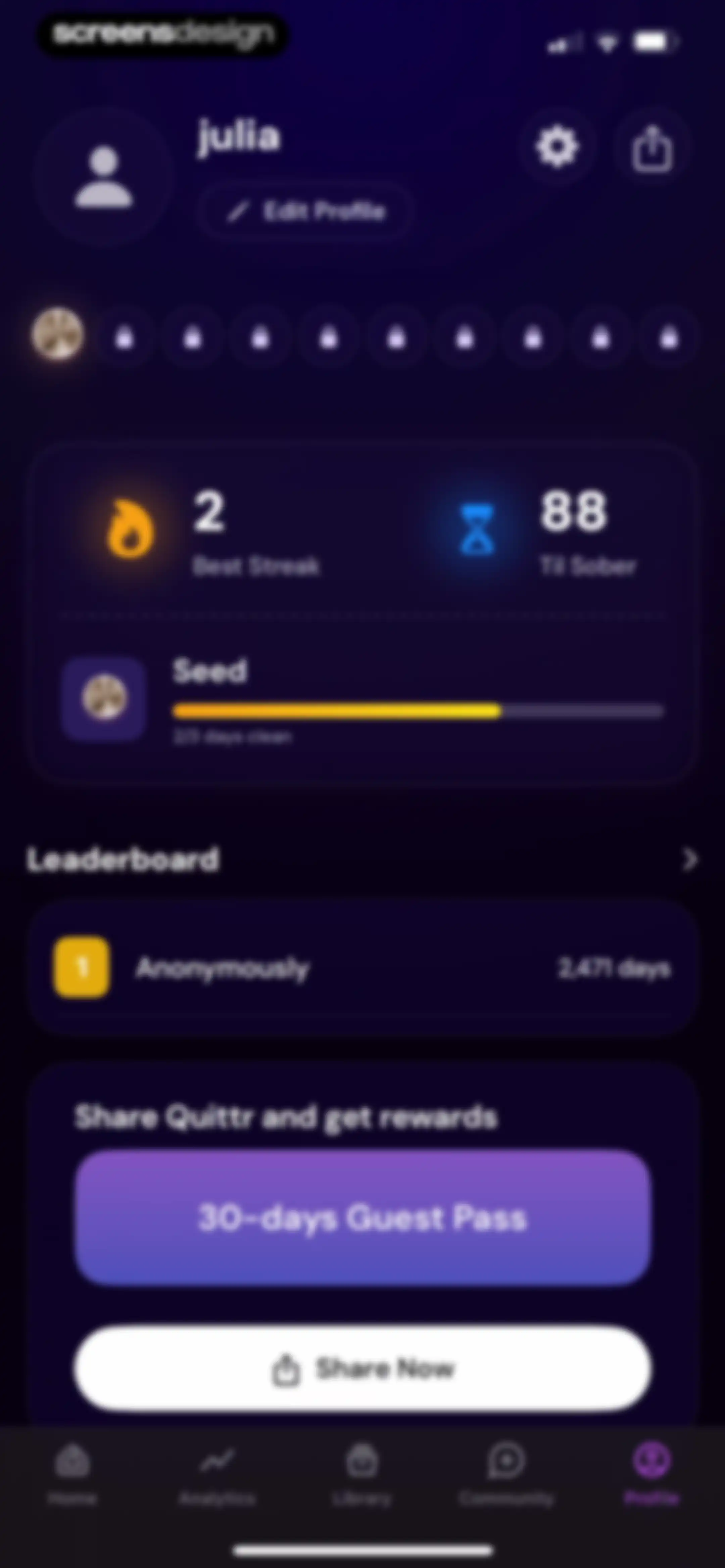 QUITTR - Break Free Now screen 172