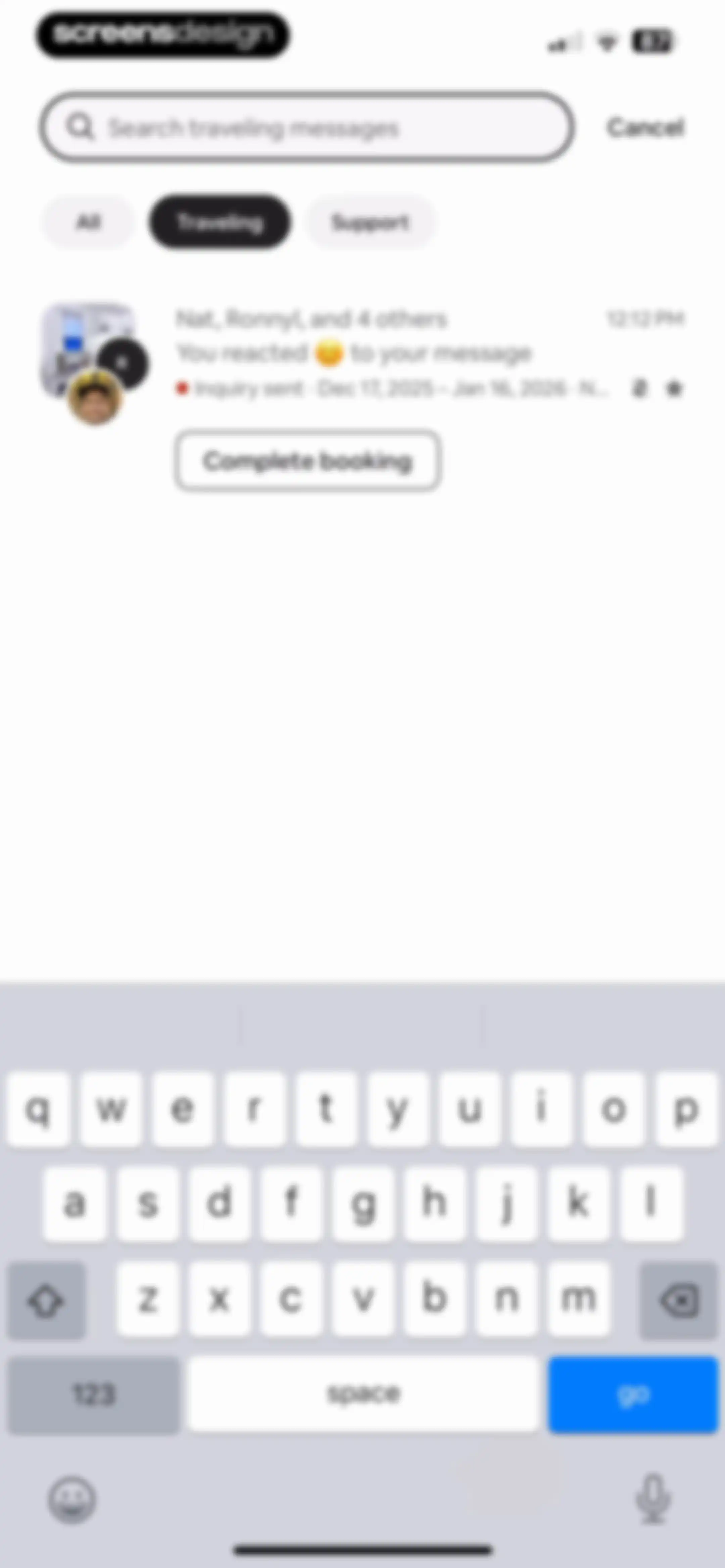 Airbnb screen 104