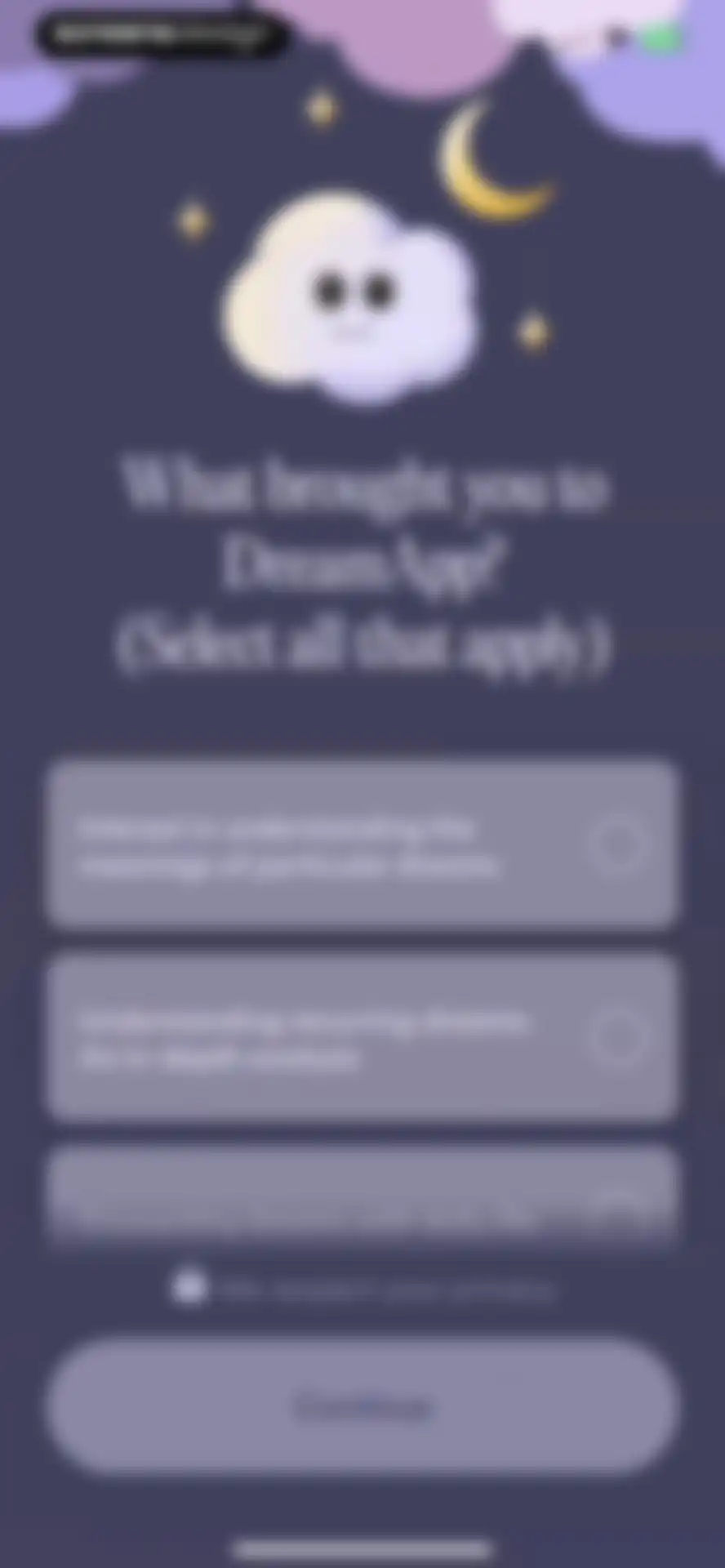DreamApp: Dream Interpretation screen 37