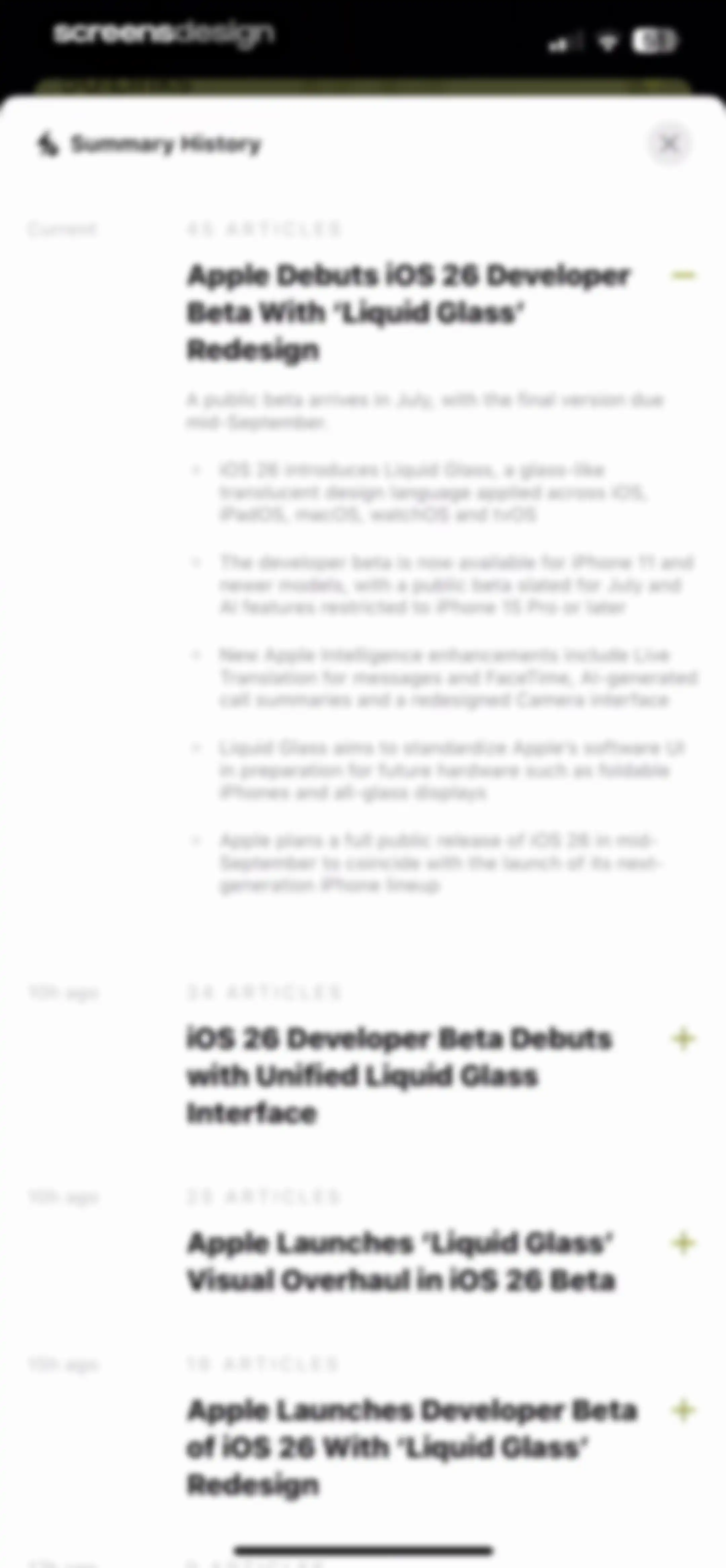 Particle: Personalized News screen 78