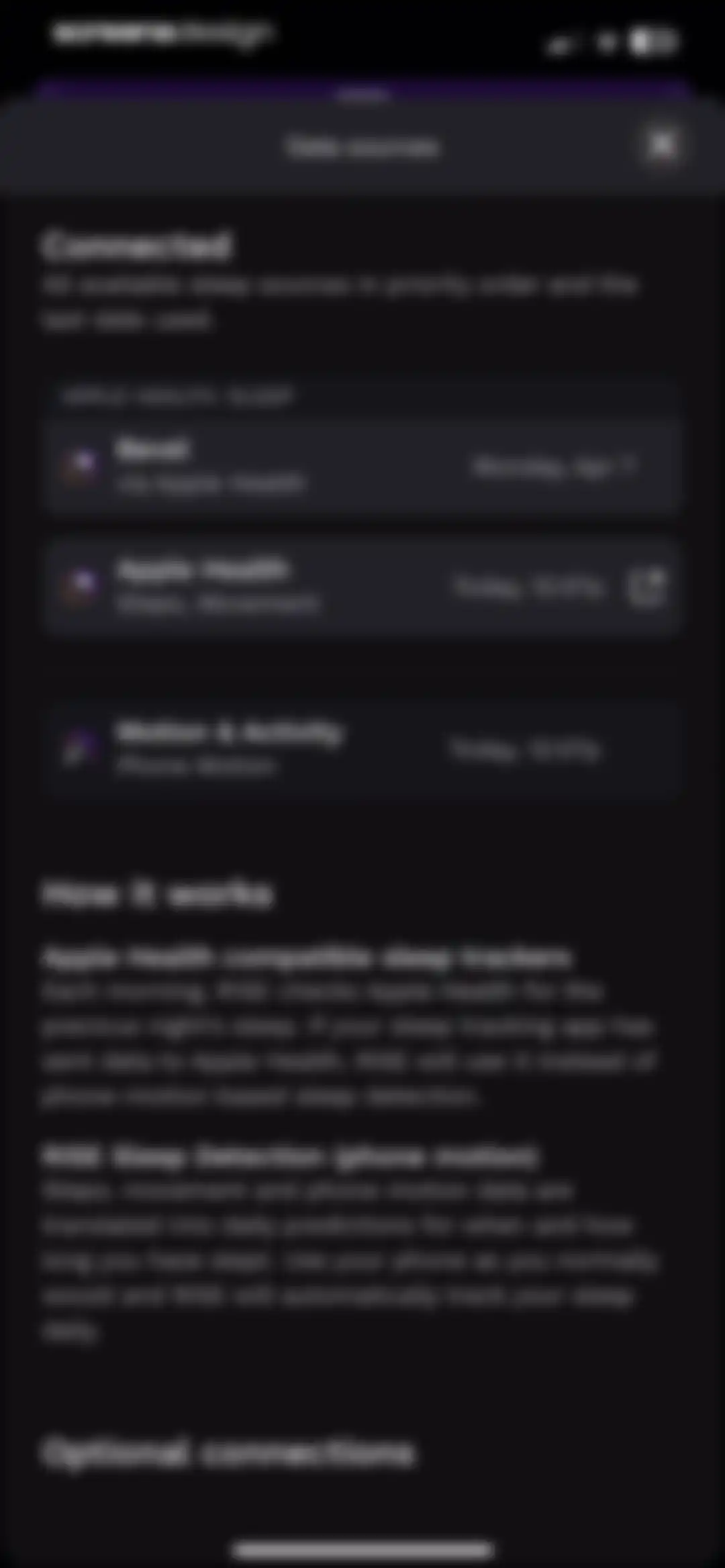 RISE: Sleep Tracker screen 93