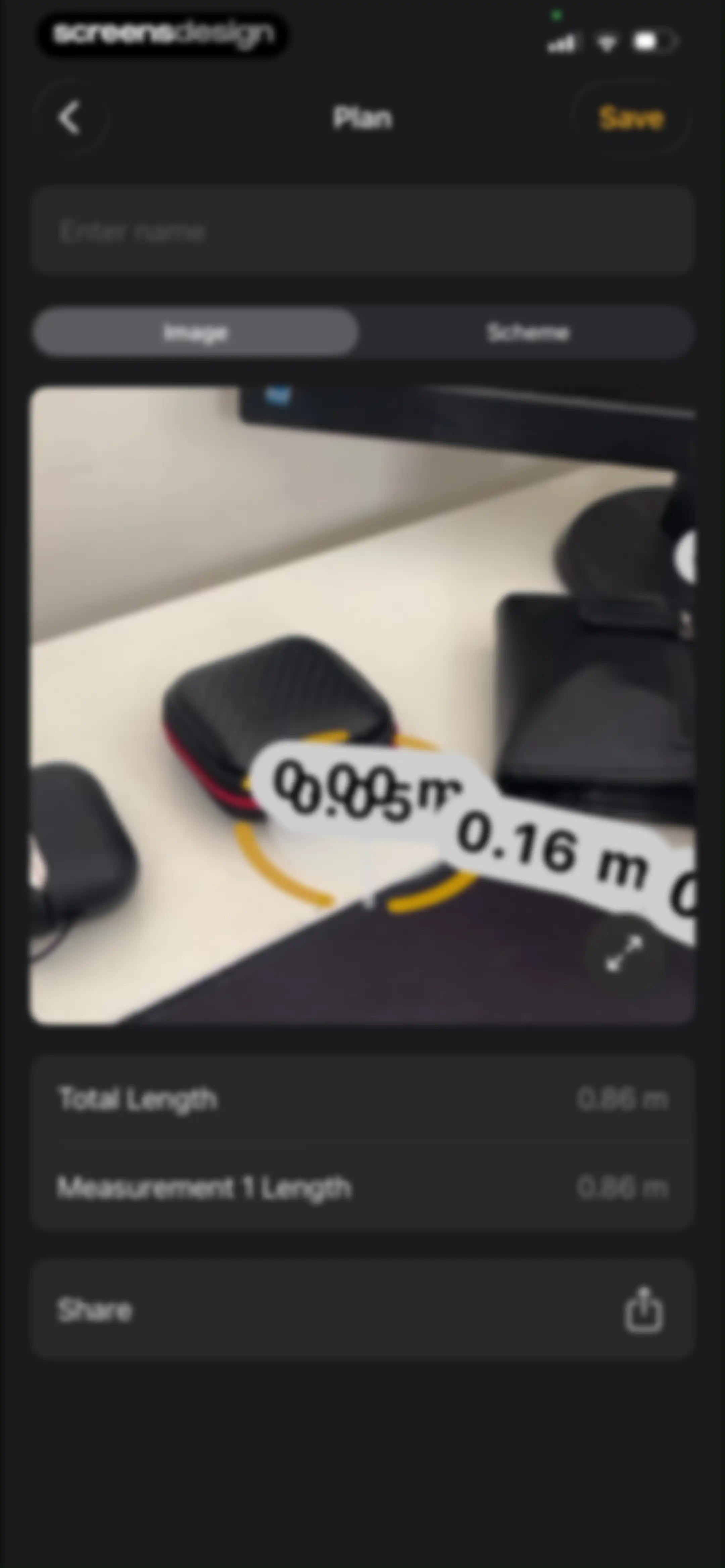 The Tape Measure & 3D Scanner screen 40
