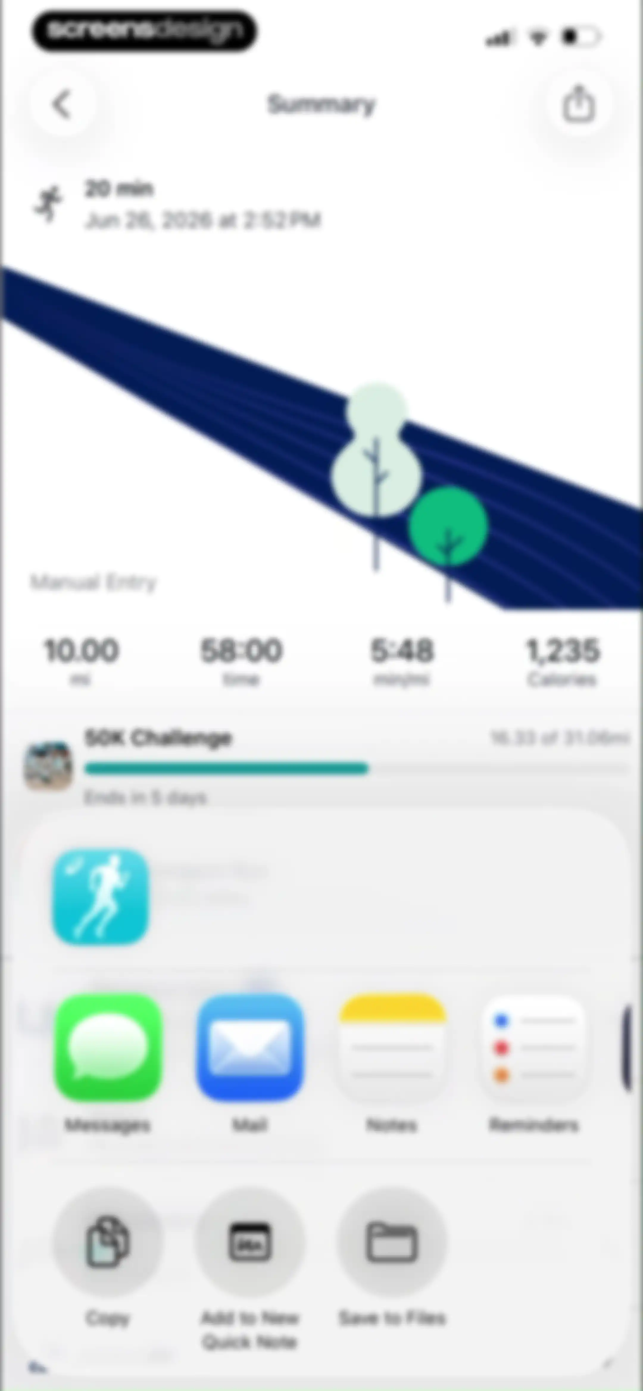 ASICS Runkeeper—Run Tracker screen 192