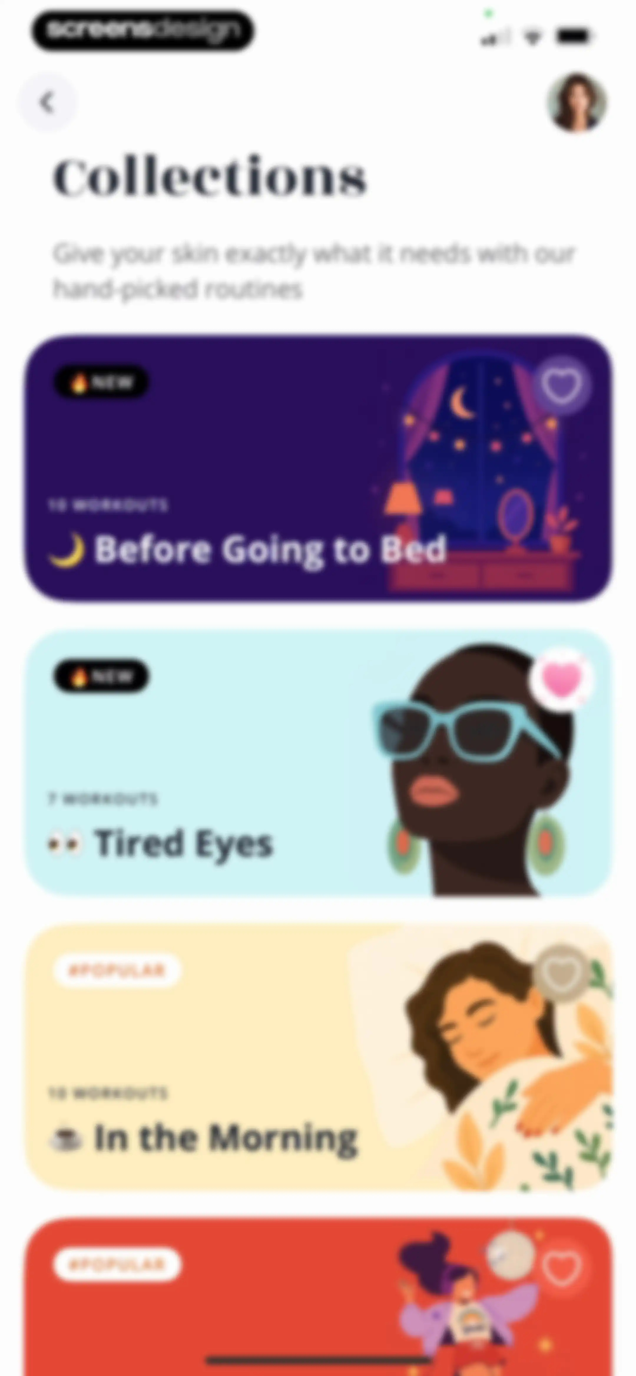 Luvly: Face Yoga Exercises screen 143