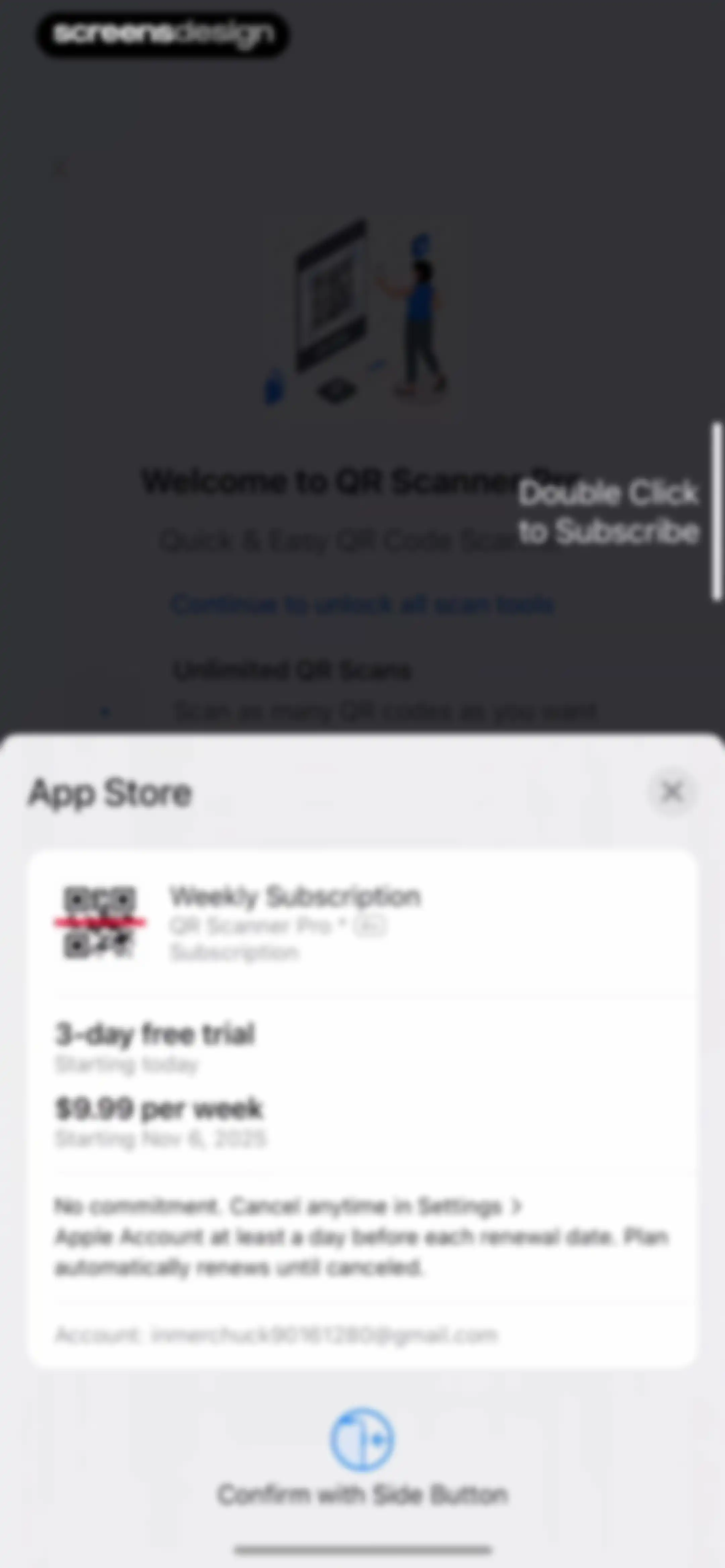 QR Scanner Pro * screen 3