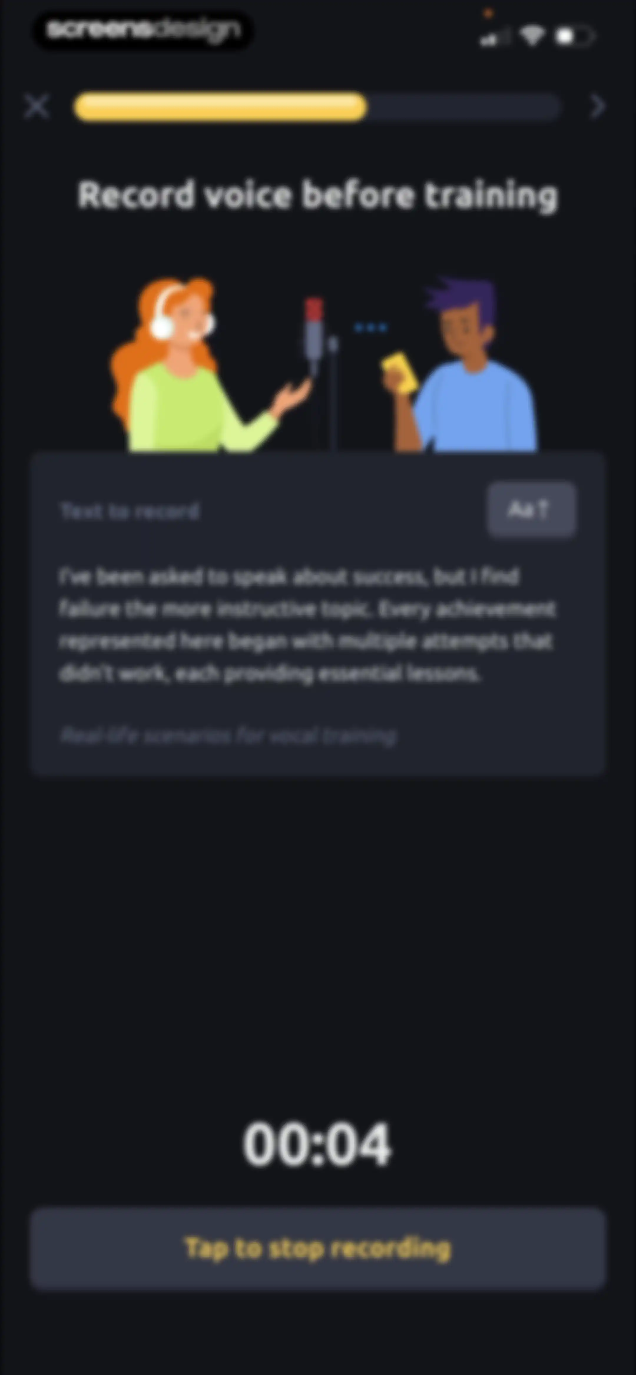 Vocal Image: AI Speaking Coach screen 108