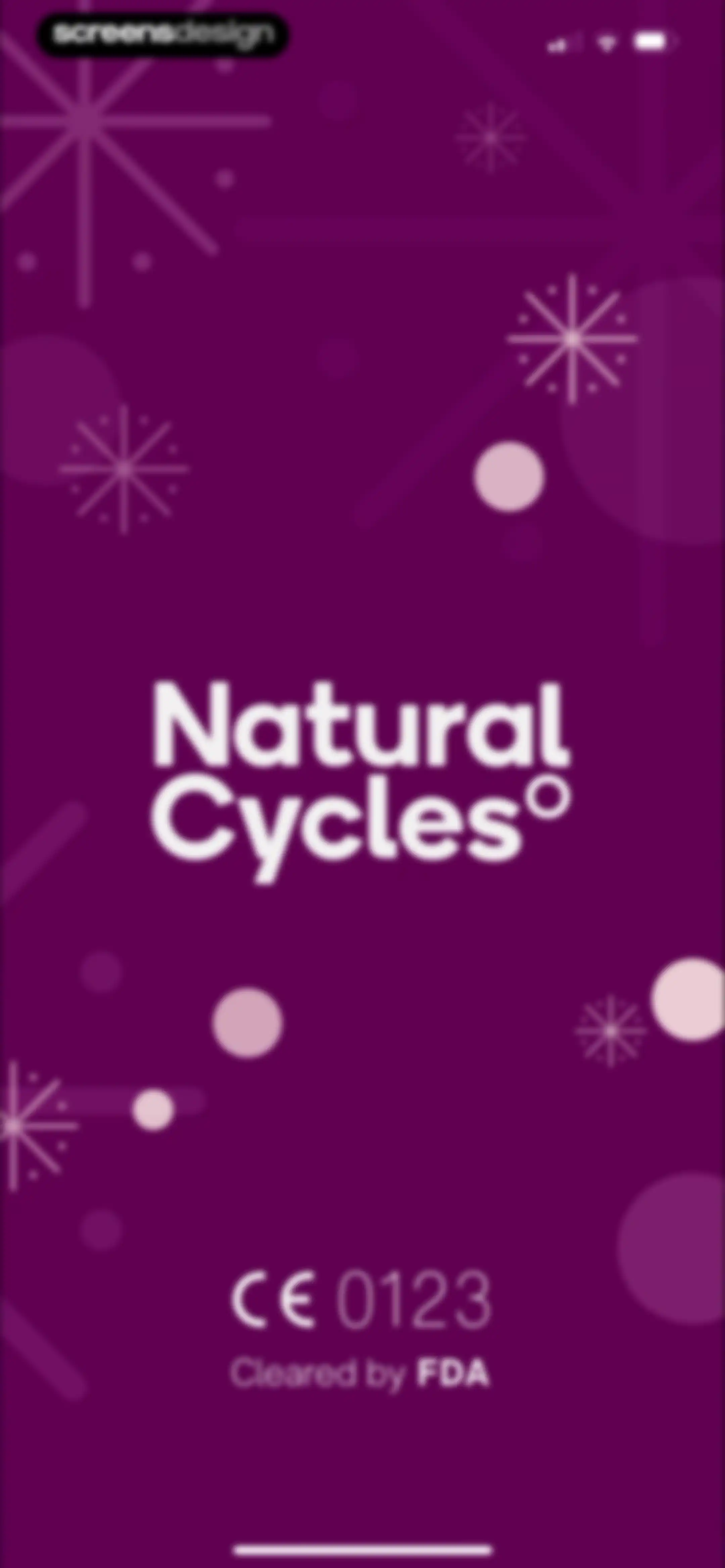 Natural Cycles Fertility App screen 1