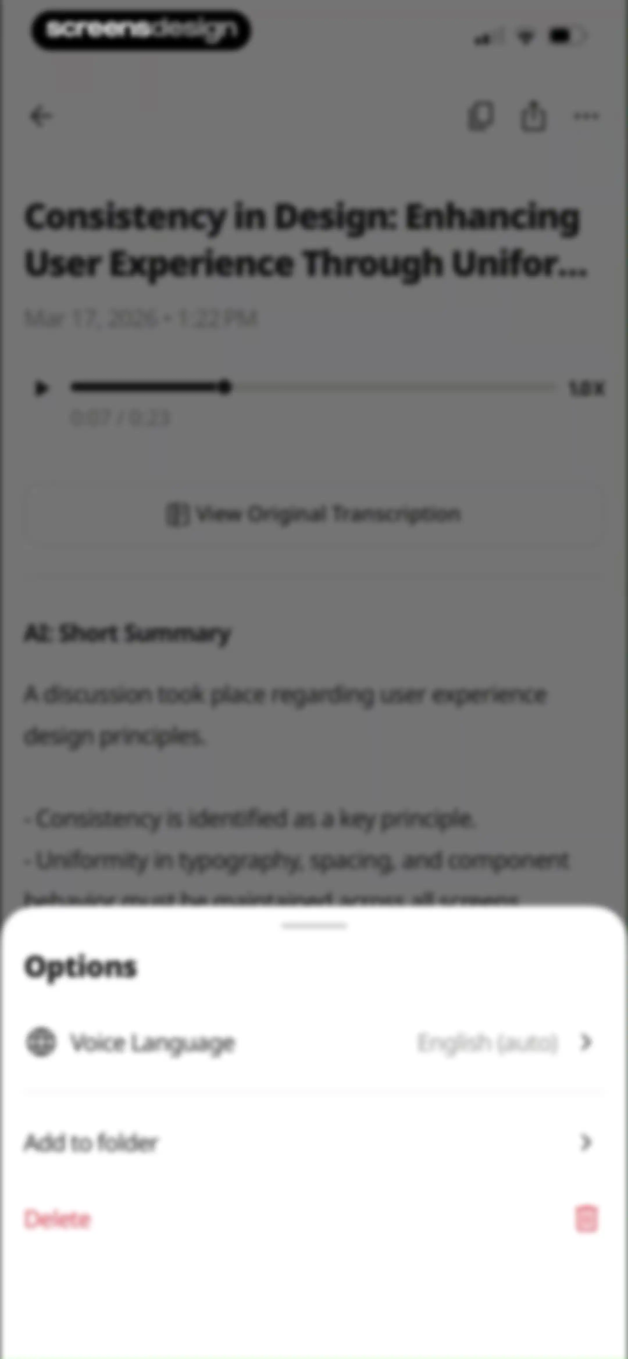 SpeakApp AI: Voice Notes screen 36