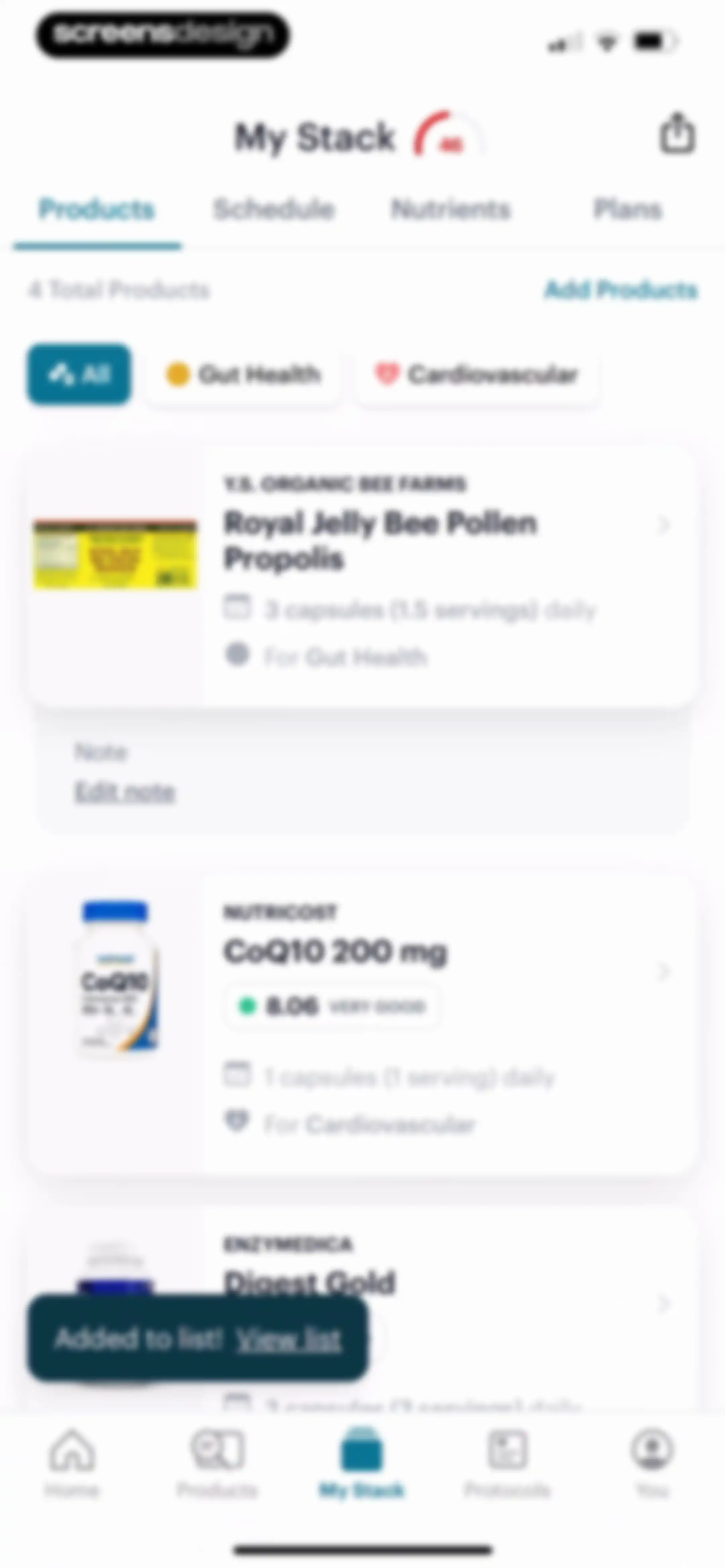 SuppCo: Supplement Scanner screen 94