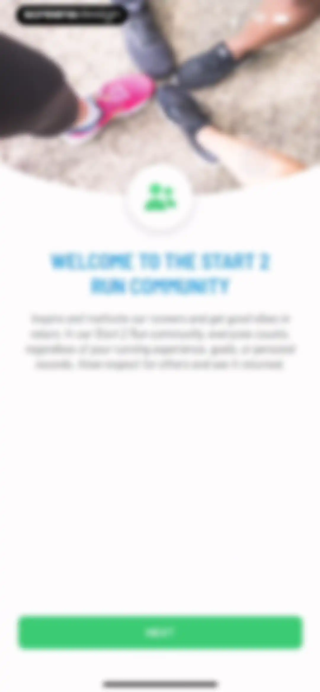 Start 2 Run screen 61