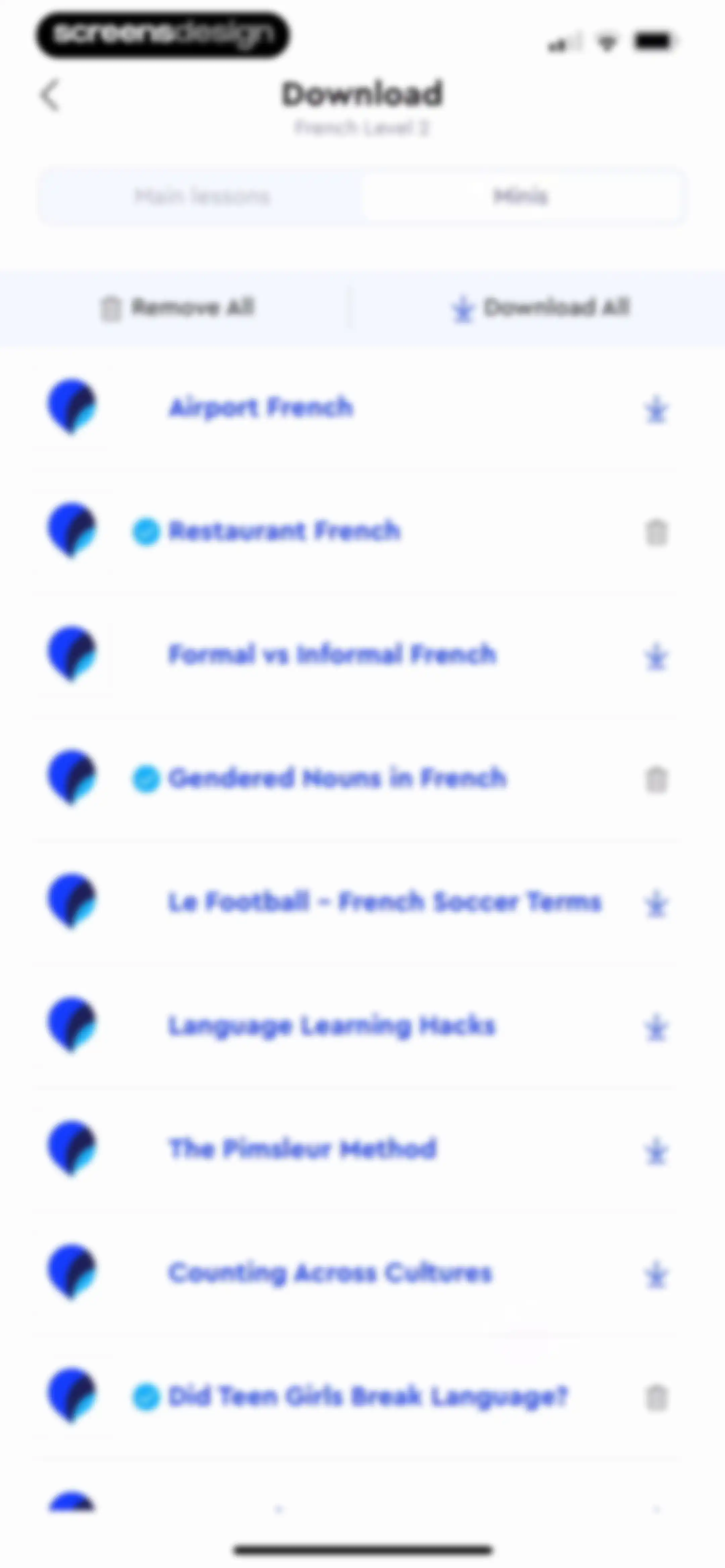 Pimsleur | Language Learning screen 187
