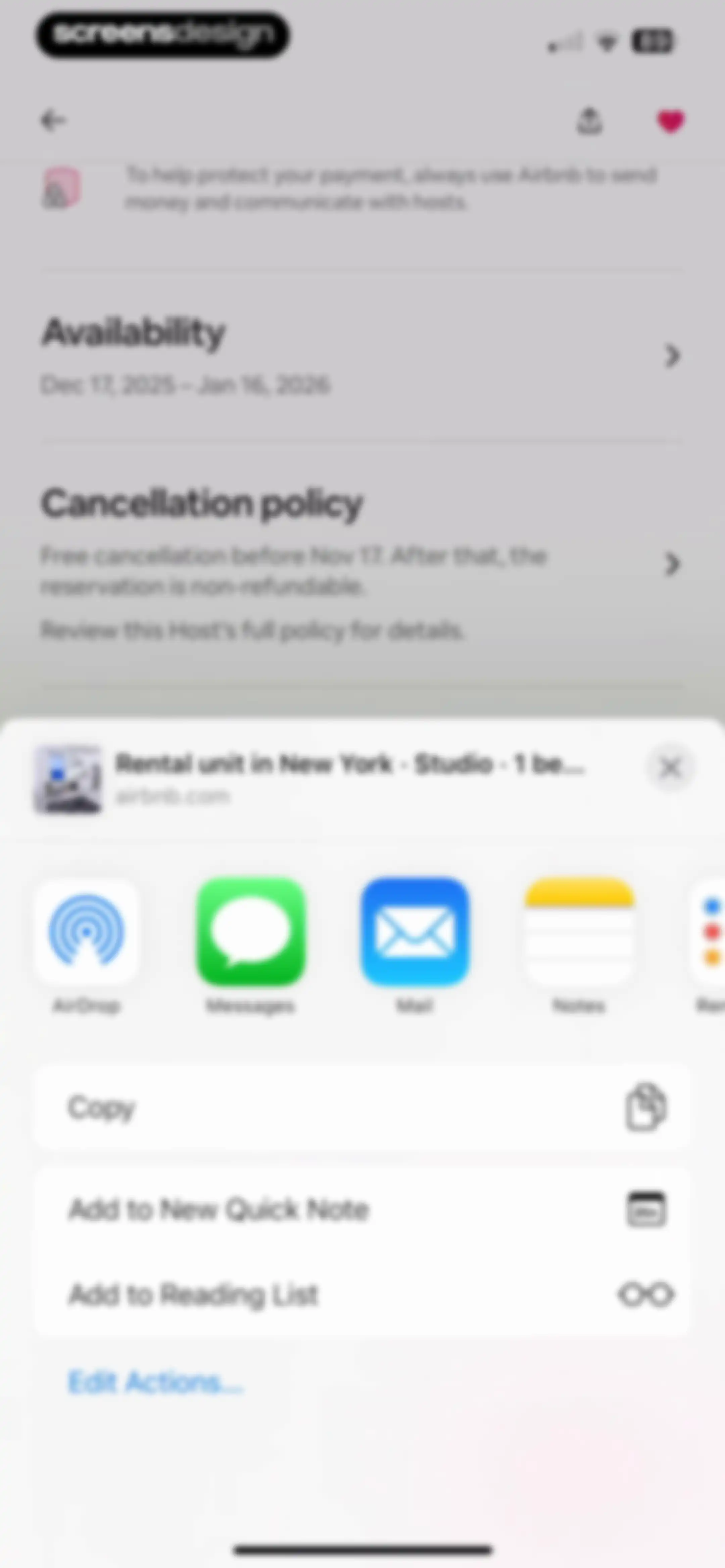 Airbnb screen 62