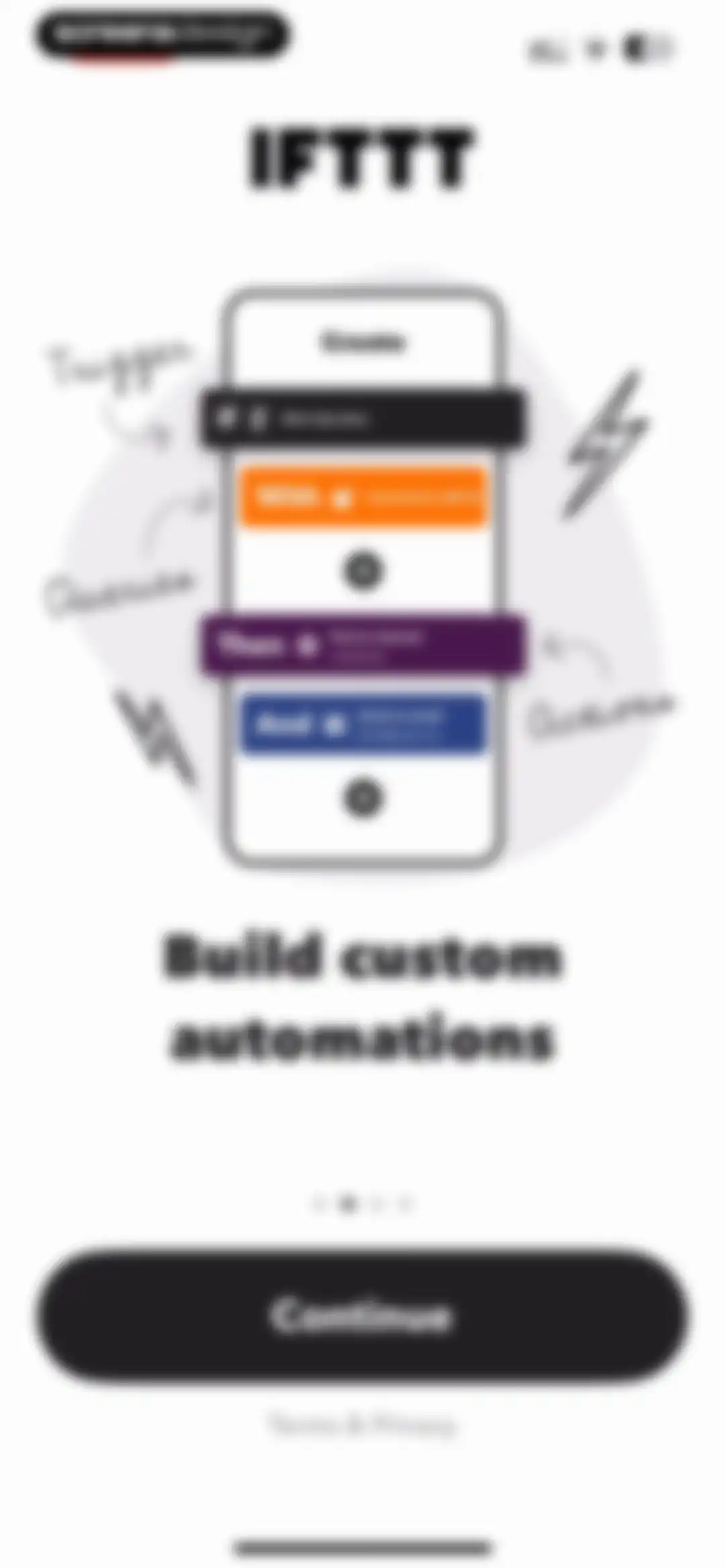 IFTTT - Automate work and home screen 2